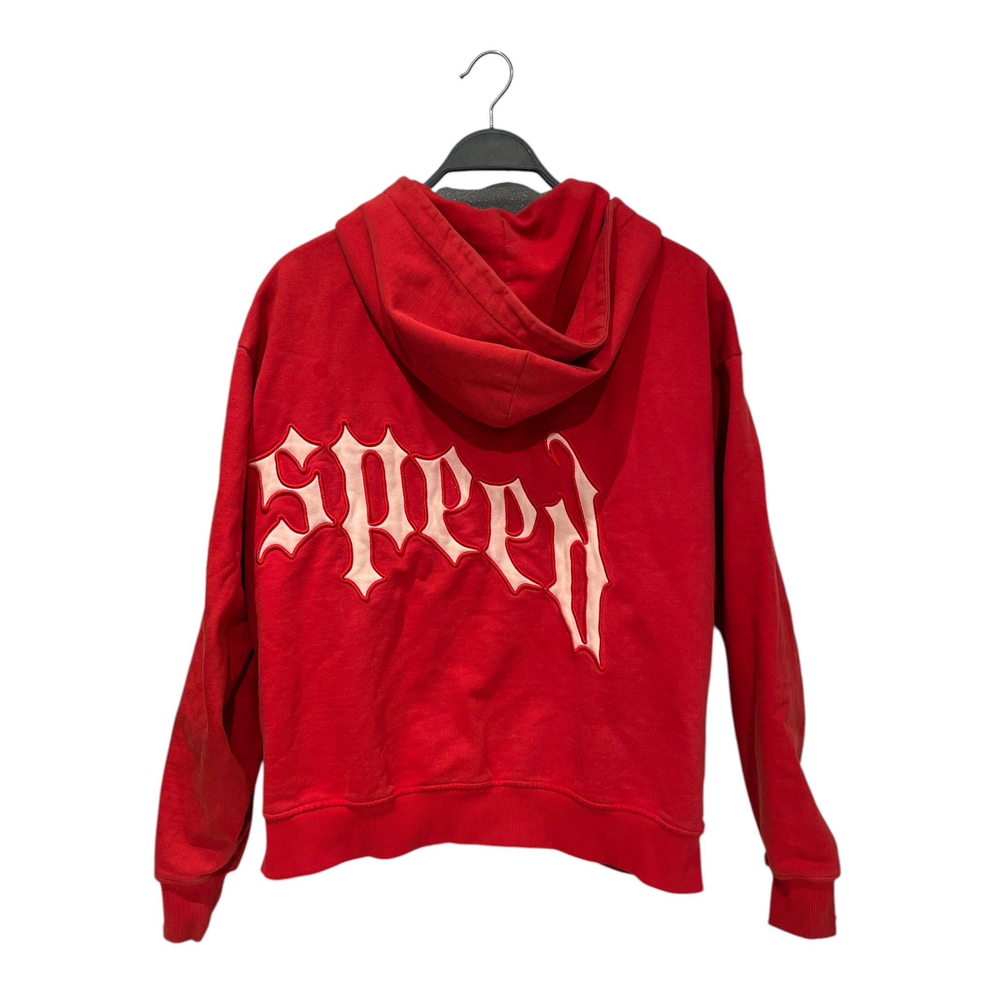 GODSPEED NEW YORK/Zip Up Hoodie/S/Cotton/RED/GODSPEED AROUND SWEATER view 2