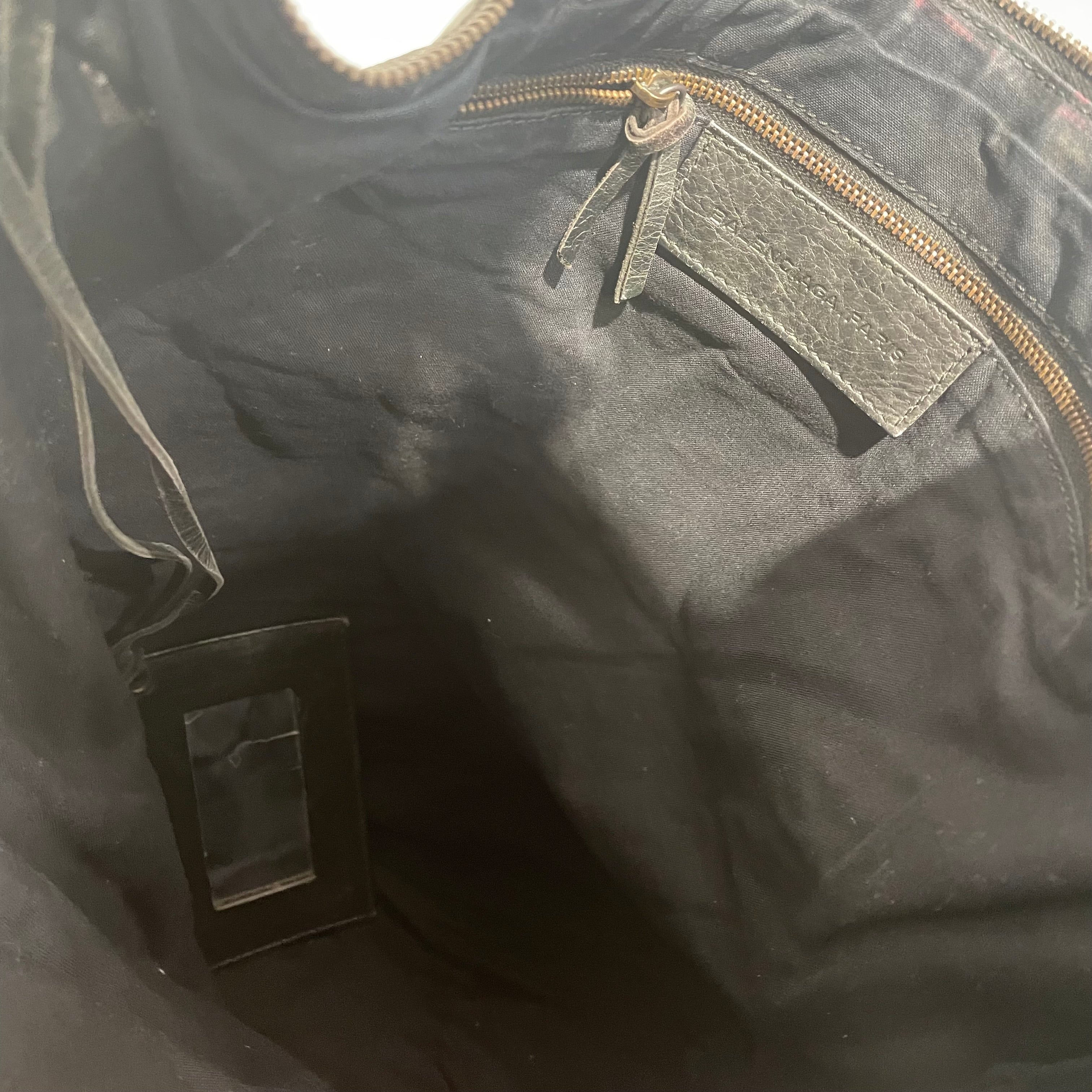 BALENCIAGA/Bag/Leather/BLK/Balenciaga day city bag view 3
