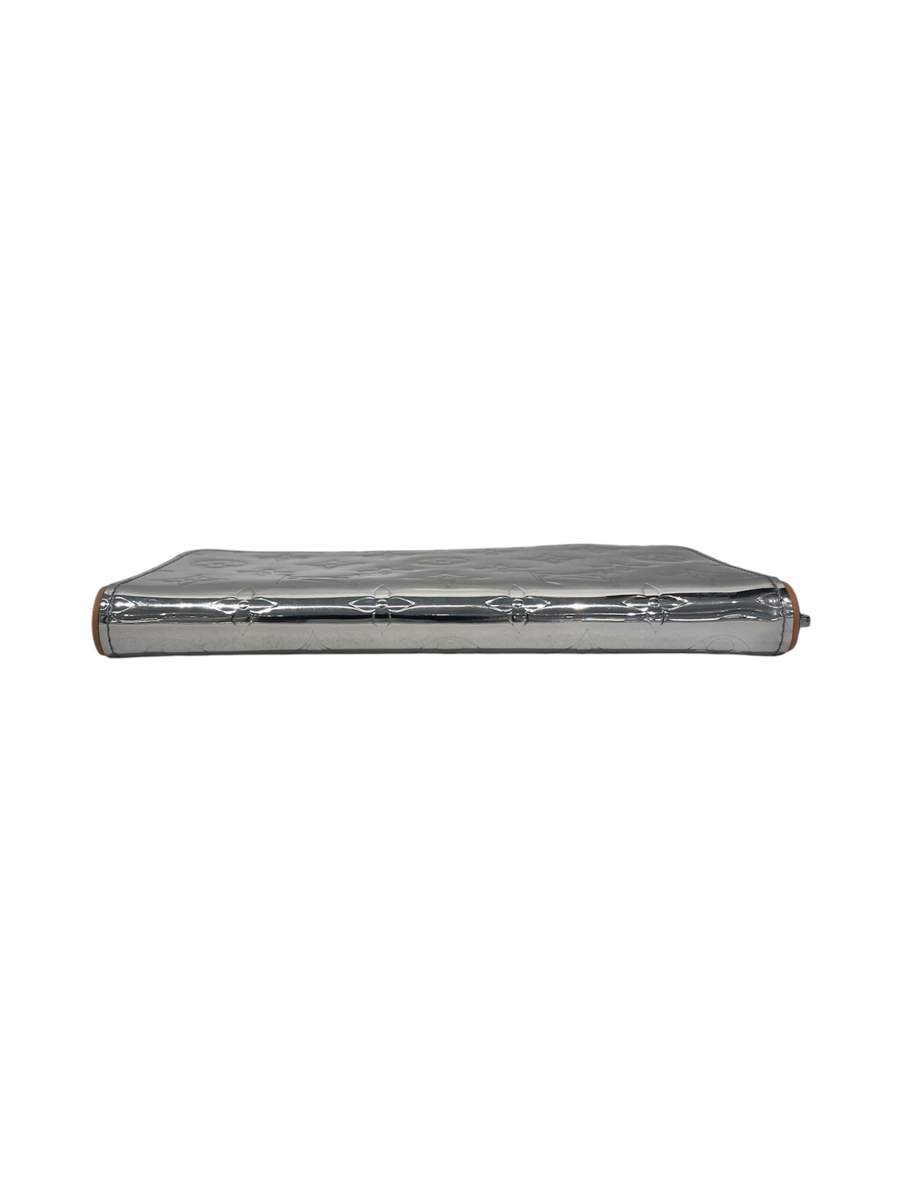 LOUIS VUITTON/Long Wallet/L/Monogram/SLV/Mirror Zippy view 3