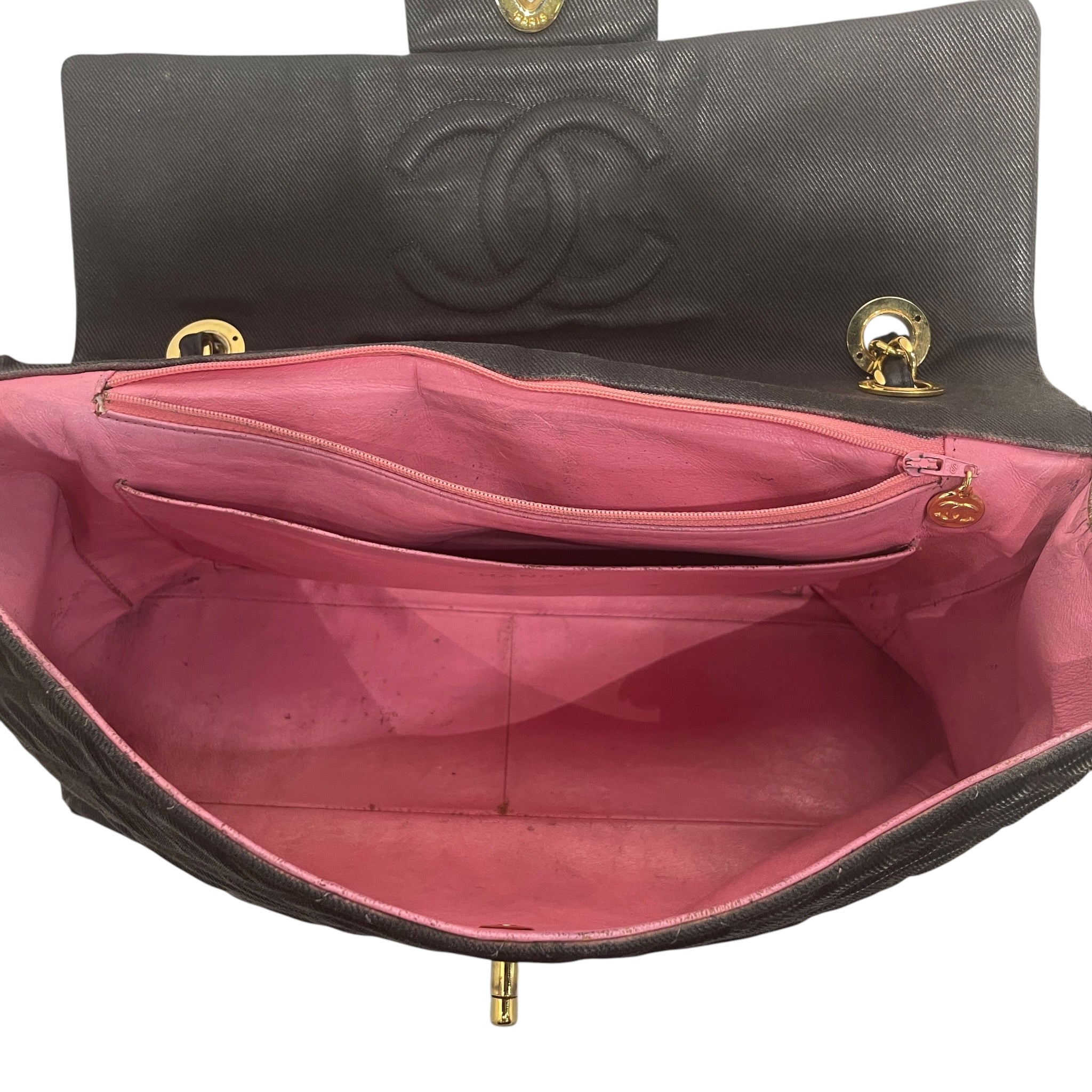 CHANEL/Hand Bag/Lambskin/BLK/ view 3