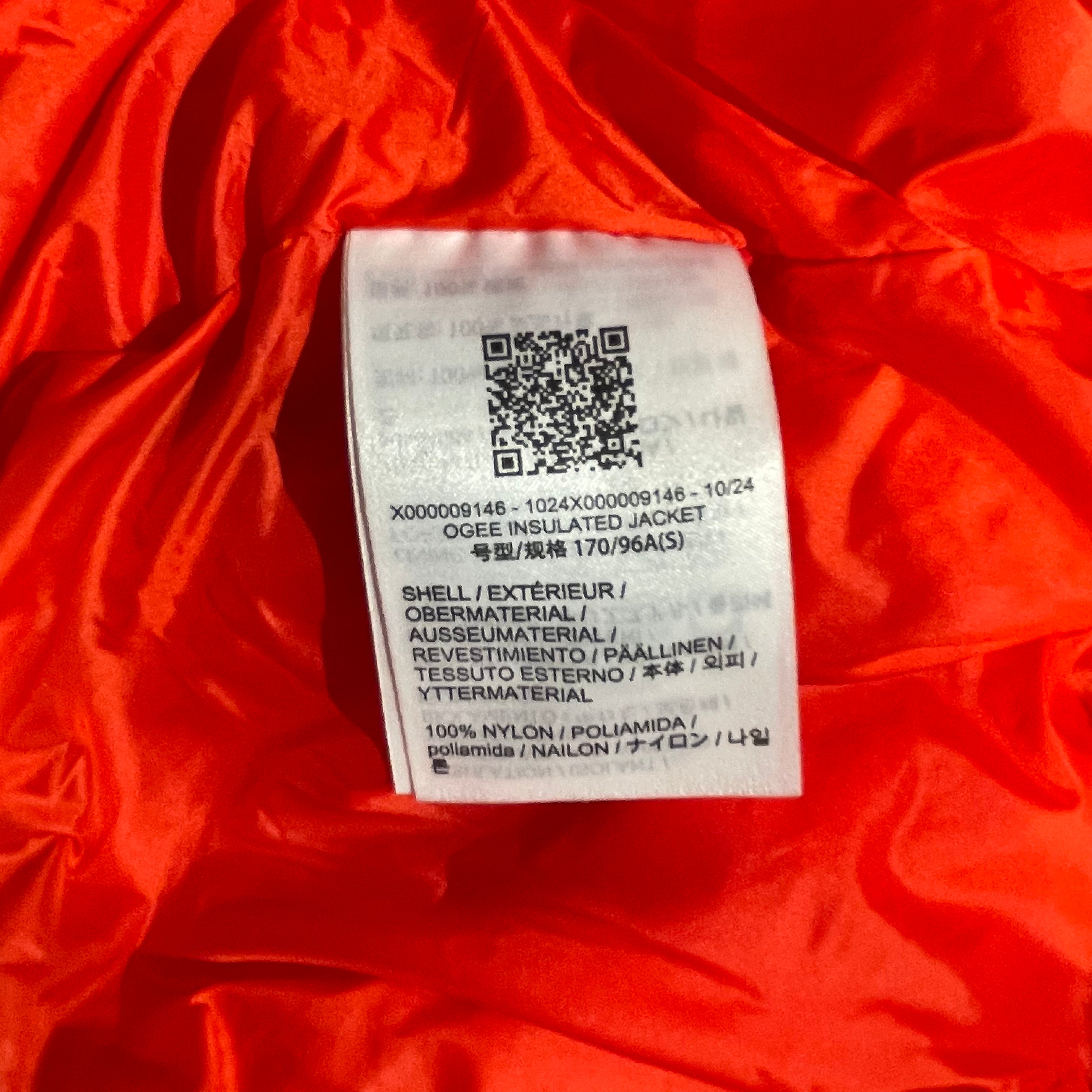 ARC'TERYX/Puffer Jkt/S/Polyester/ORN/INSULATED view 4