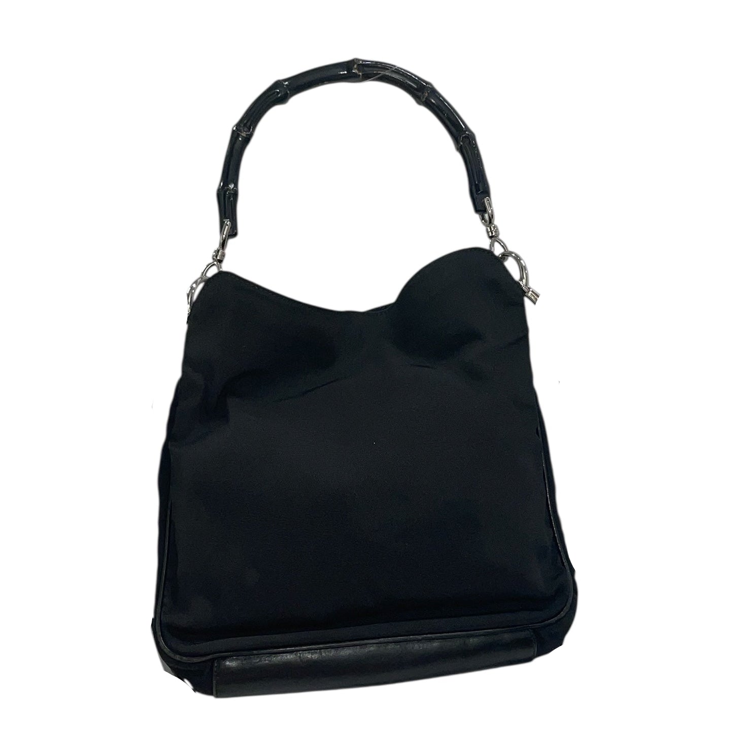 GUCCI/Cross Body Bag/OS/Nylon/BLK/BAMBOO/ #0021638 view 1