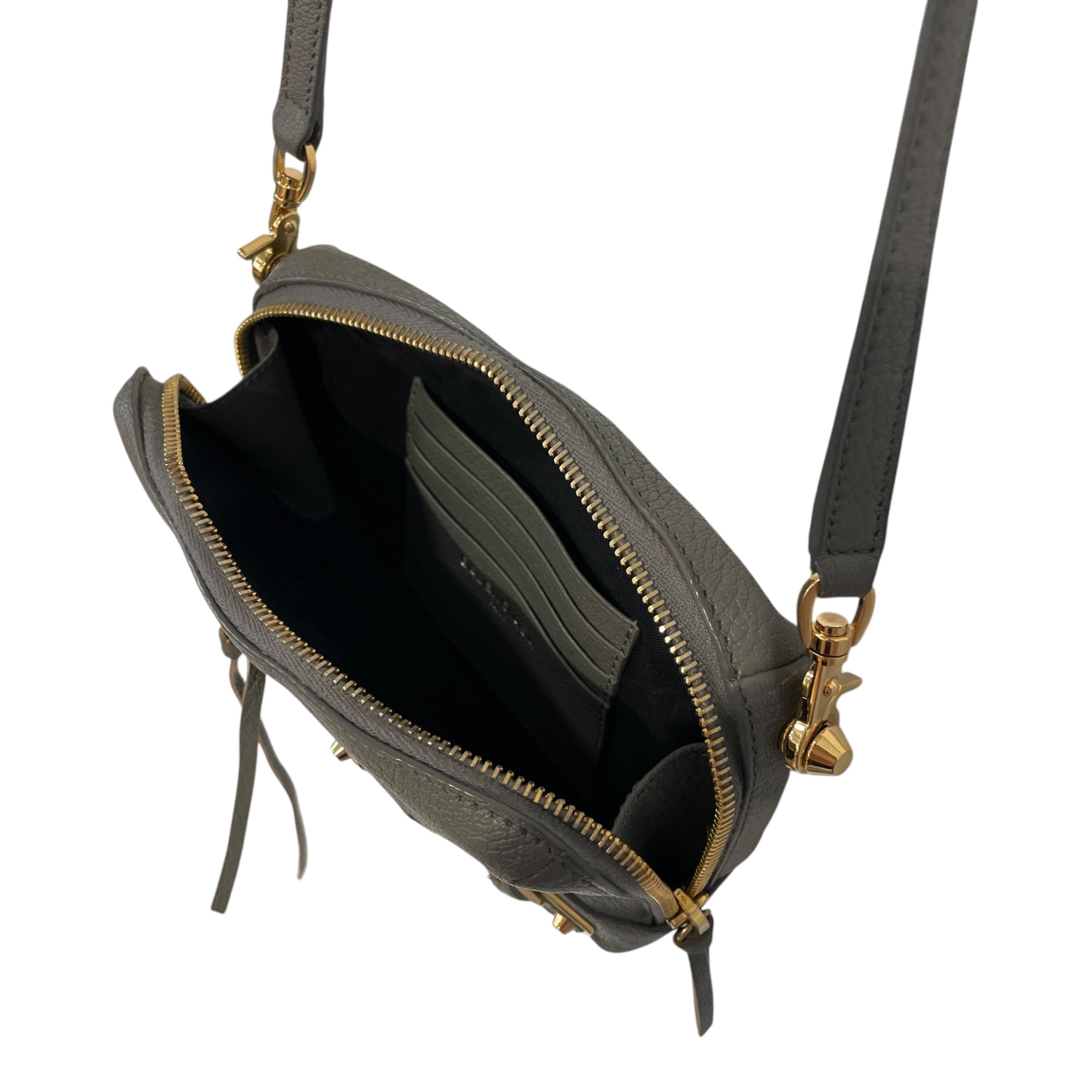 BALENCIAGA/Cross Body Bag/Leather/GRY/ view 5