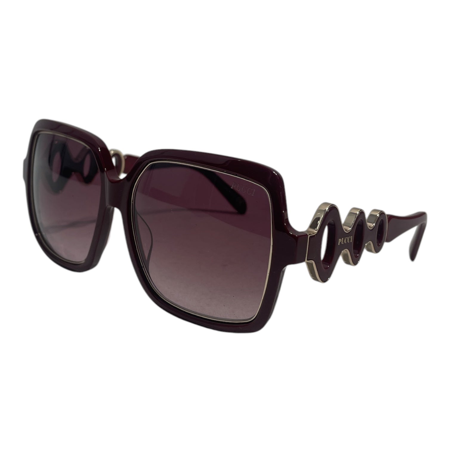 EMILIO PUCCI/Sunglasses/Celluloid/RED/L's/WAVY EP 40 RED GLASSES view 2