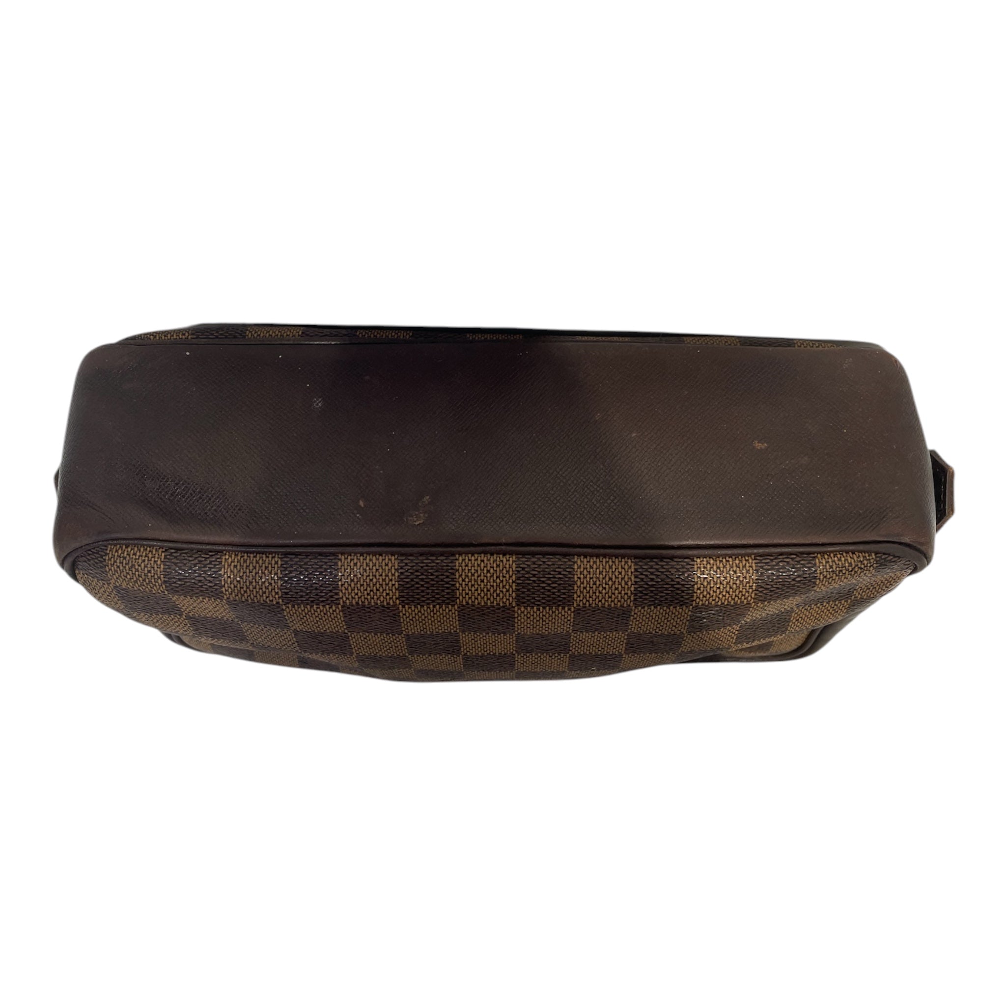 LOUIS VUITTON/Pouch/Monogram/Leather/BRW/Damier ebene makeup bag view 3