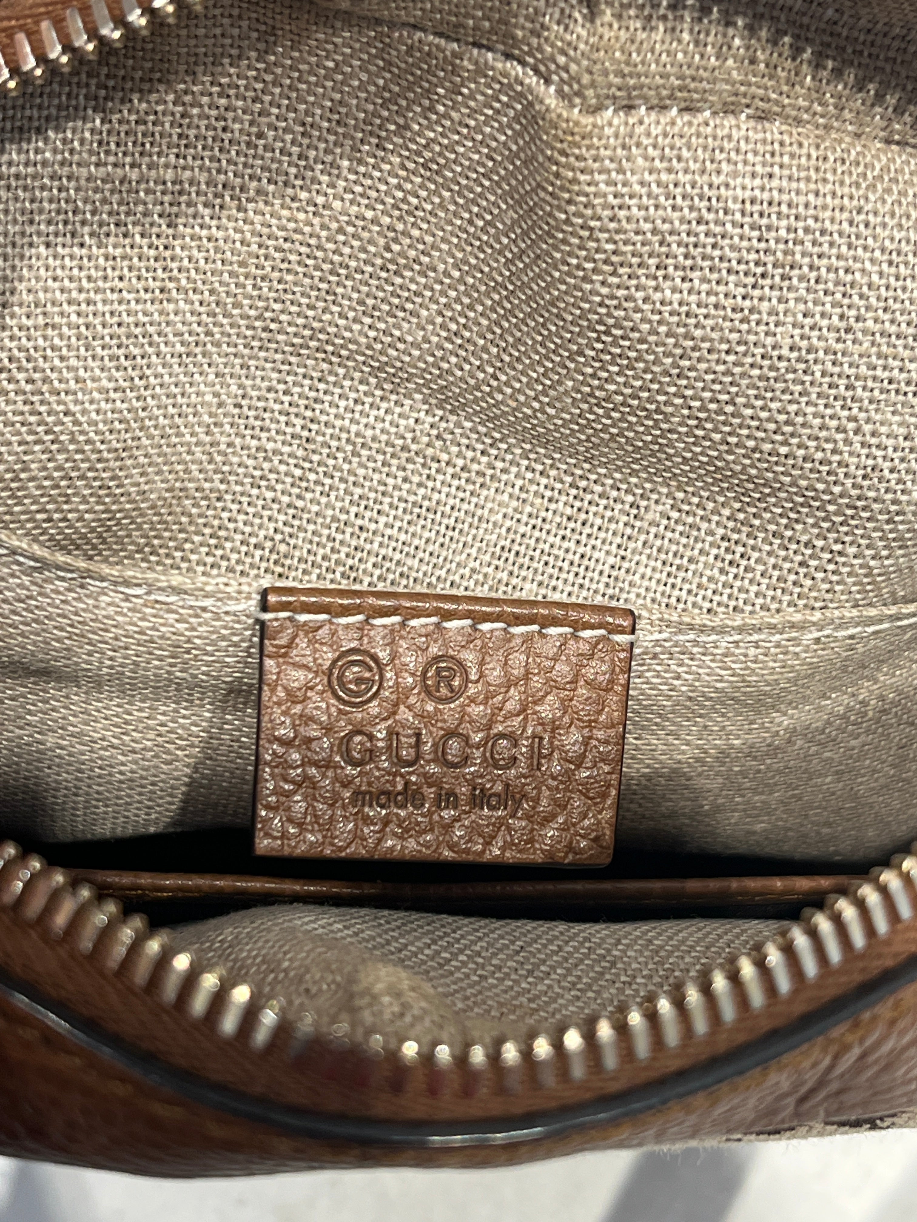 GUCCI/Cross Body Bag/Monogram/CML/GG Canvas bree mini view 5