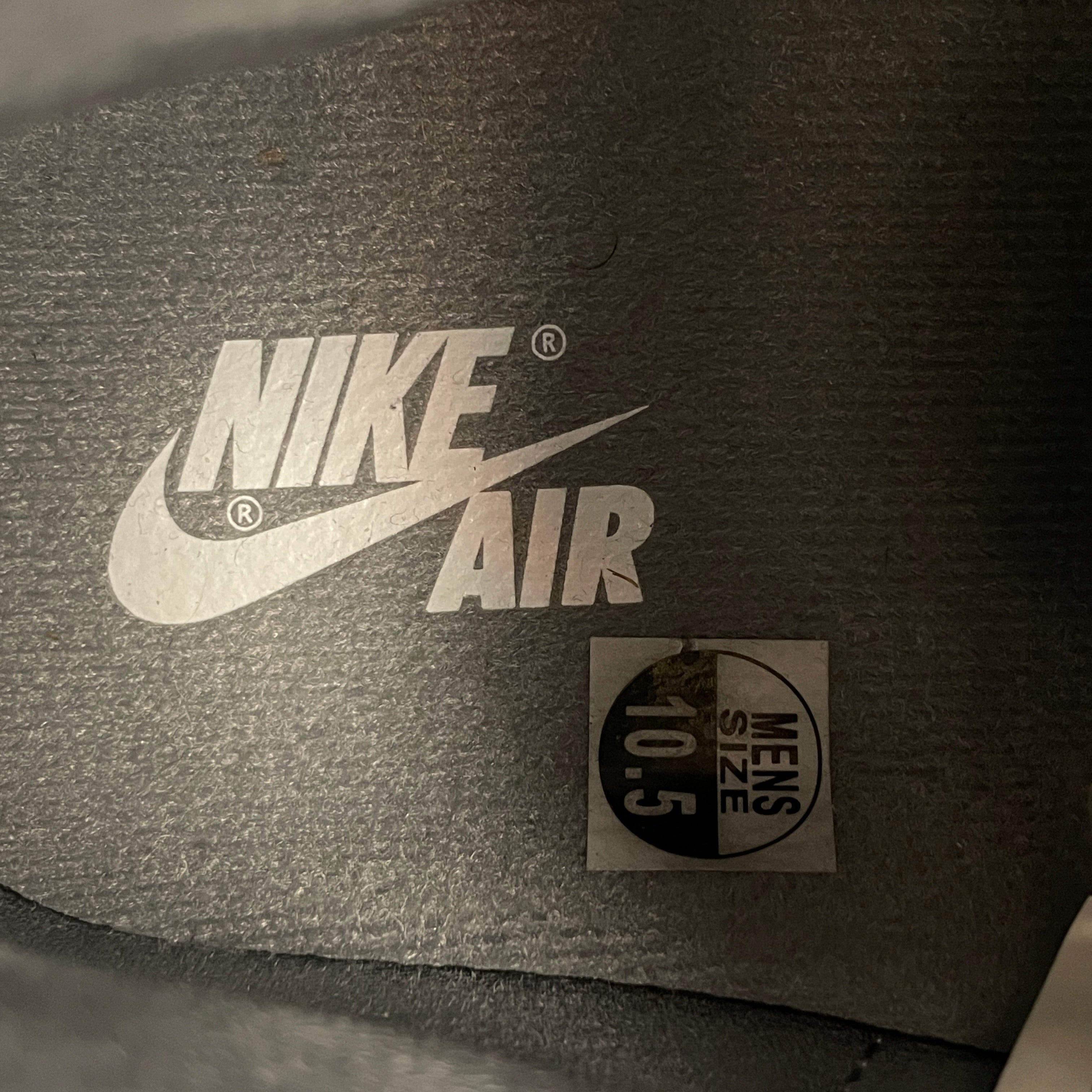 NIKE/Hi-Sneakers/US 10.5/Acrylic/SLV/stealth view 3