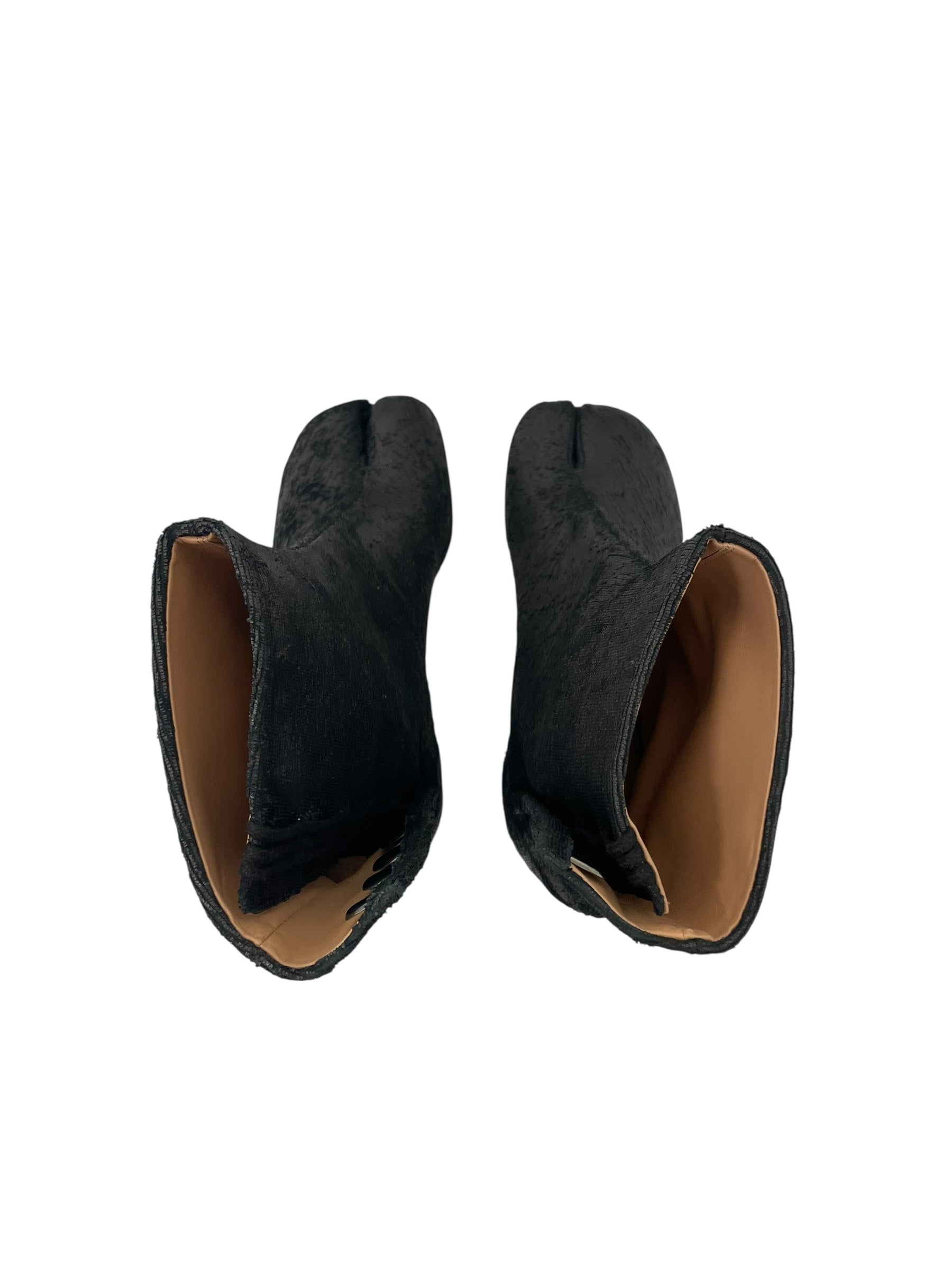 Maison Margiela/Ankle Boots/EU 39/Cotton/BLK/LASER CUT TABI BOOT view 3