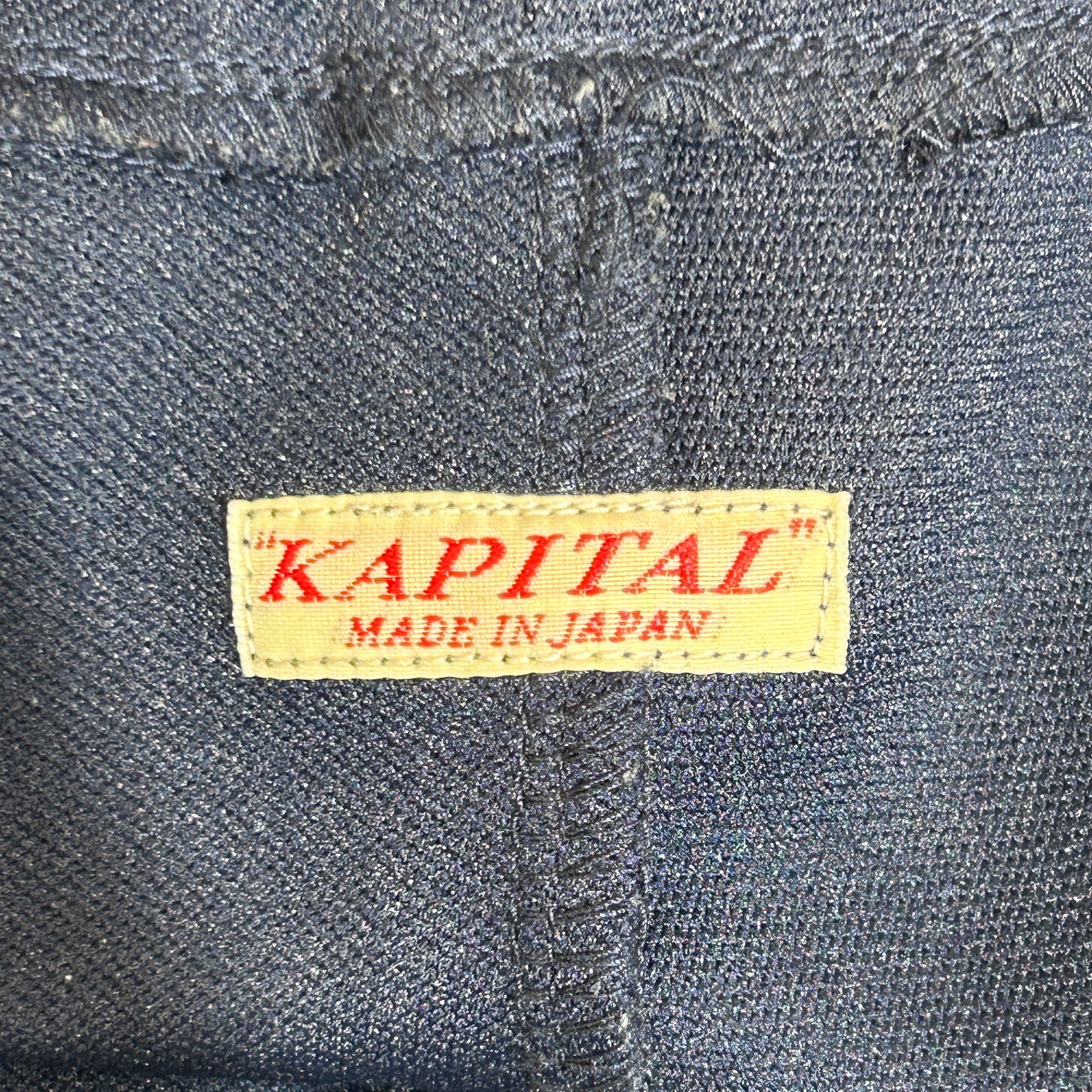 KAPITAL/Pants/2/Polyester/NVY/STAR STRIPE view 3