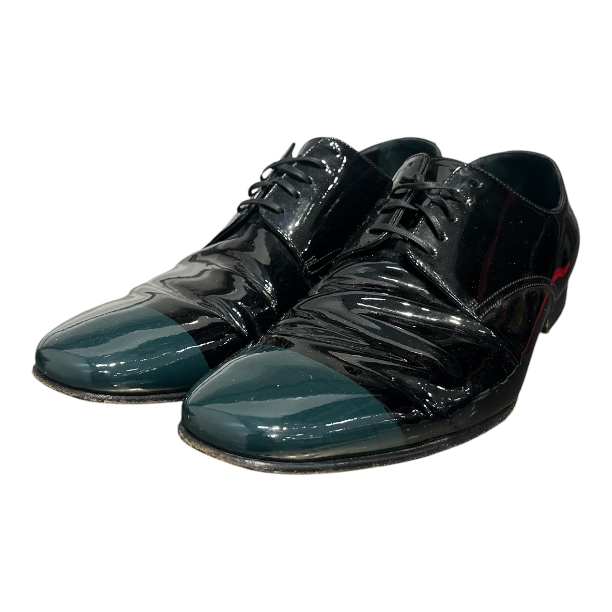BURBERRY/Dress Shoes/EU 43/BLK/PATENT LEATHER DERBY SHOES view 1