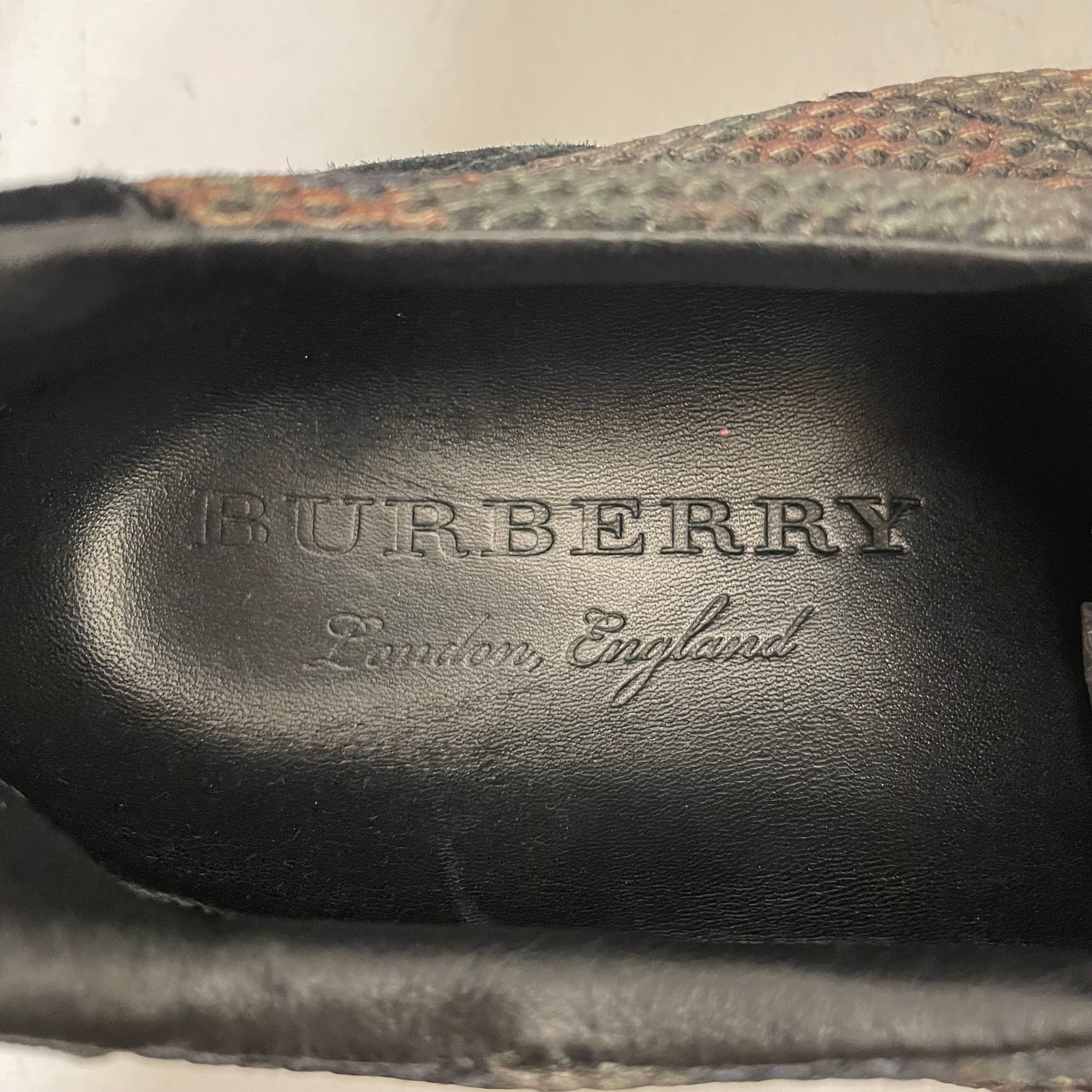 BURBERRY/Low-Sneakers/EU 41/Camouflage/BLK/MESH/SUEDE view 3