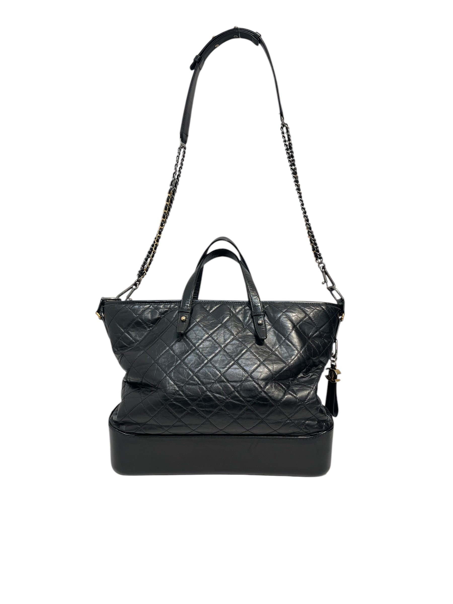 CHANEL/Bag/Leather/BLK/GABRIELLE QUILTED TOTE view 1
