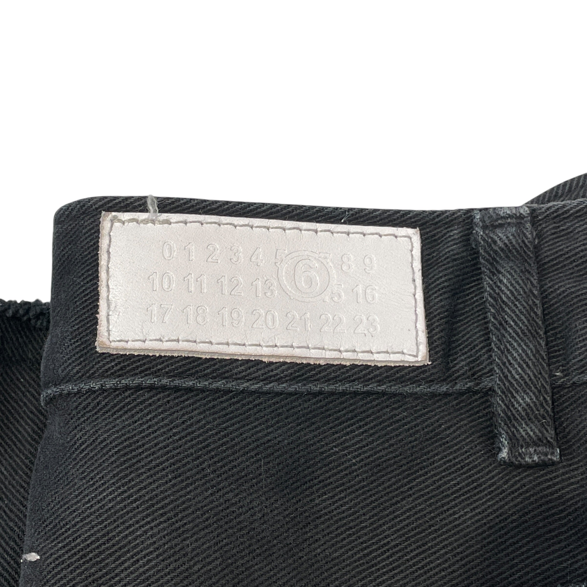 MM6/Pants/38/Cotton/BLK/SATIN SIDES view 9