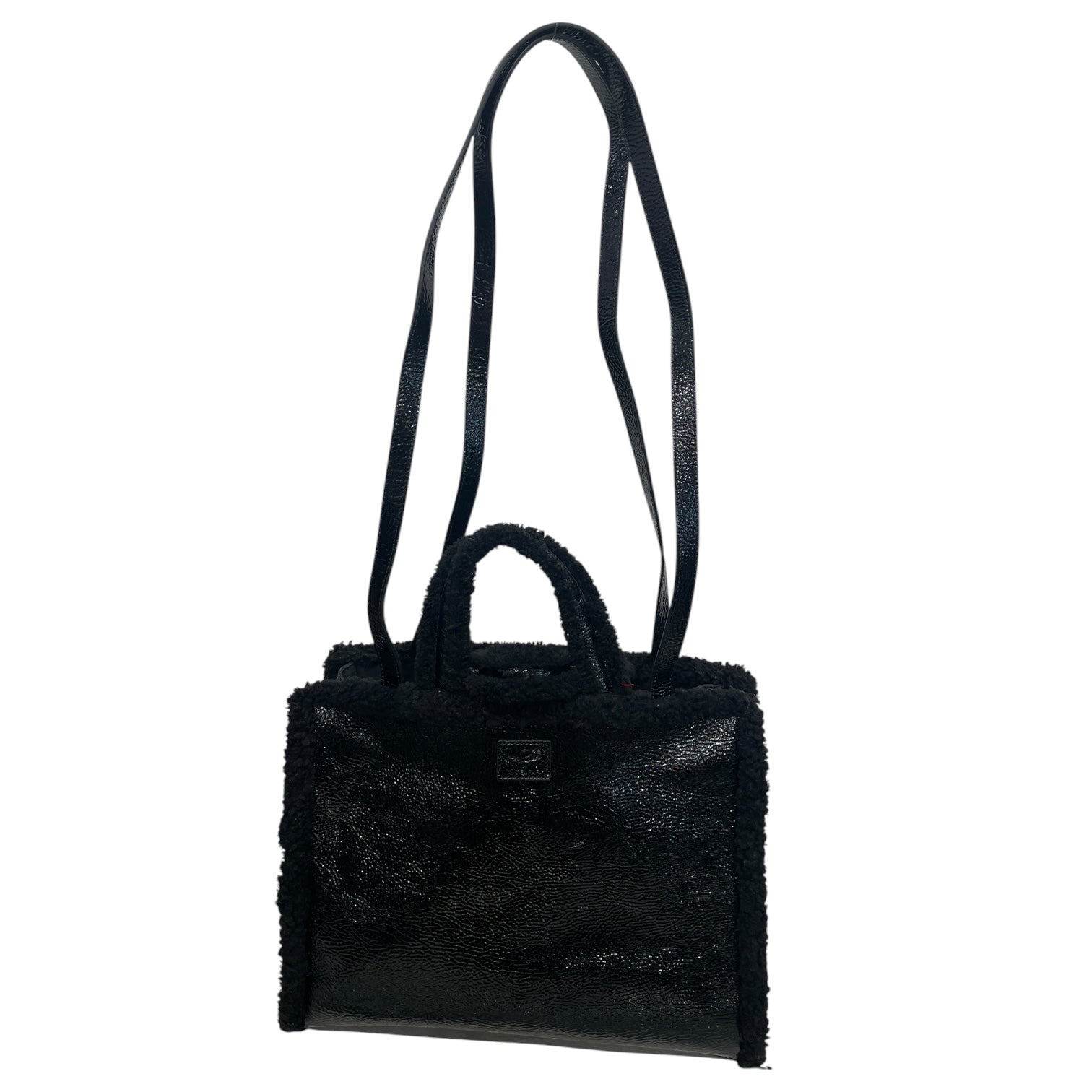 Telfar/UGG australia/Tote Bag/Cotton/BLK/GLOSSY FAUX LEATHER view 2