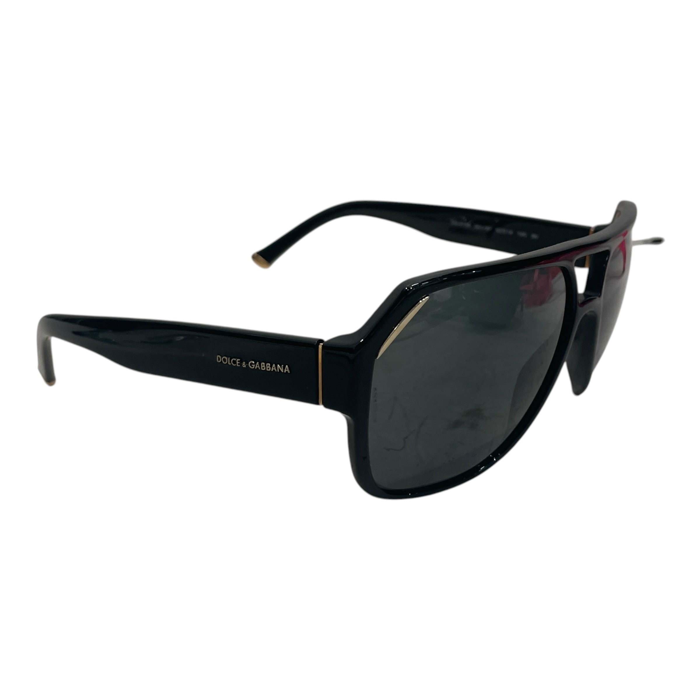 DOLCE&GABBANA/Sunglasses/Plastic/BLK/M's/DG4138 AVIATOR GLD ACCENT view 2