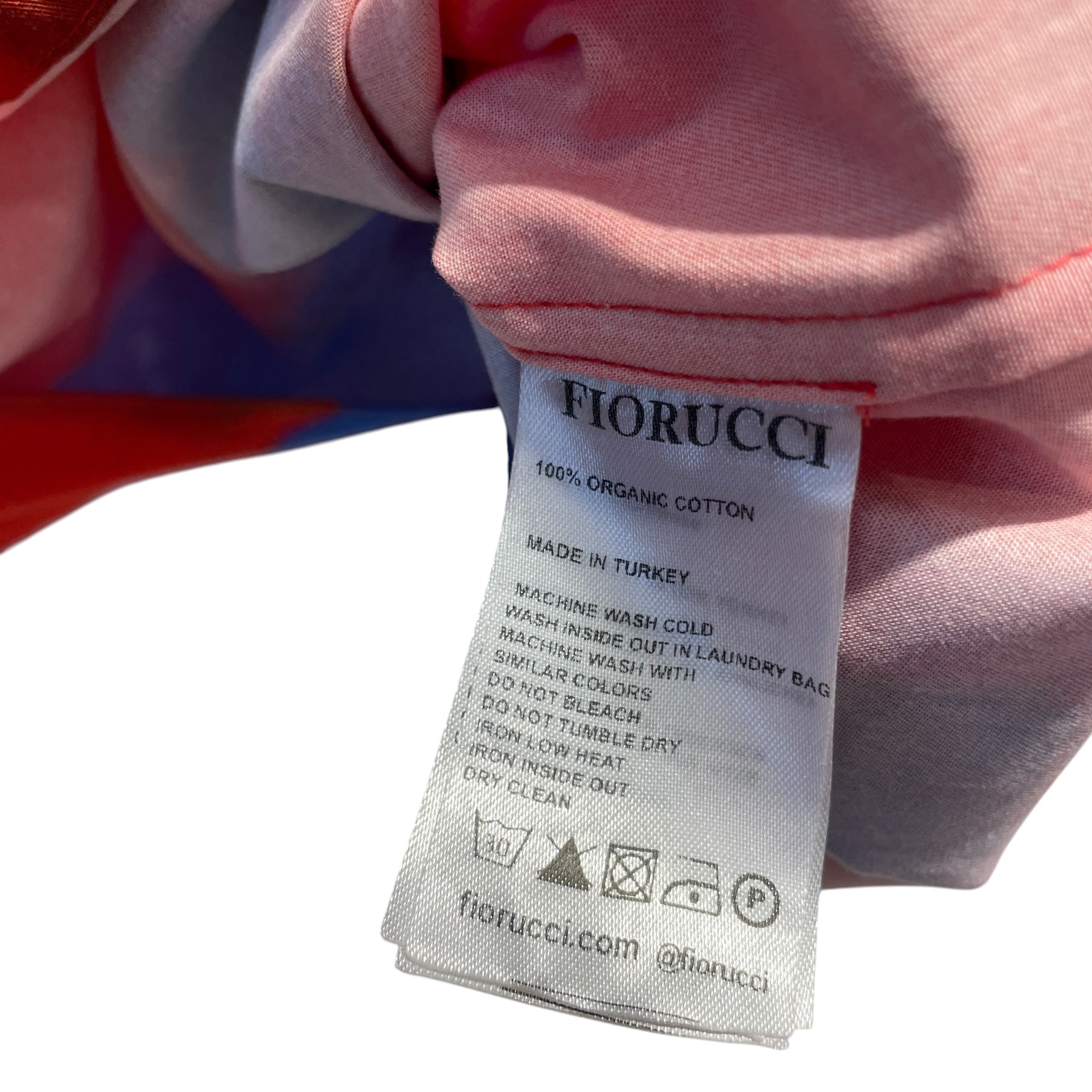 FIORUCCI/SS Shirt/XL/Cotton/RED/All Over Print/GRADIENT view 3