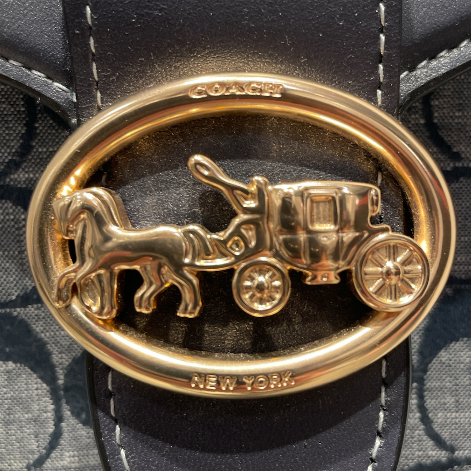 COACH/Hand Bag/IDG/georgie saddle bag view 4