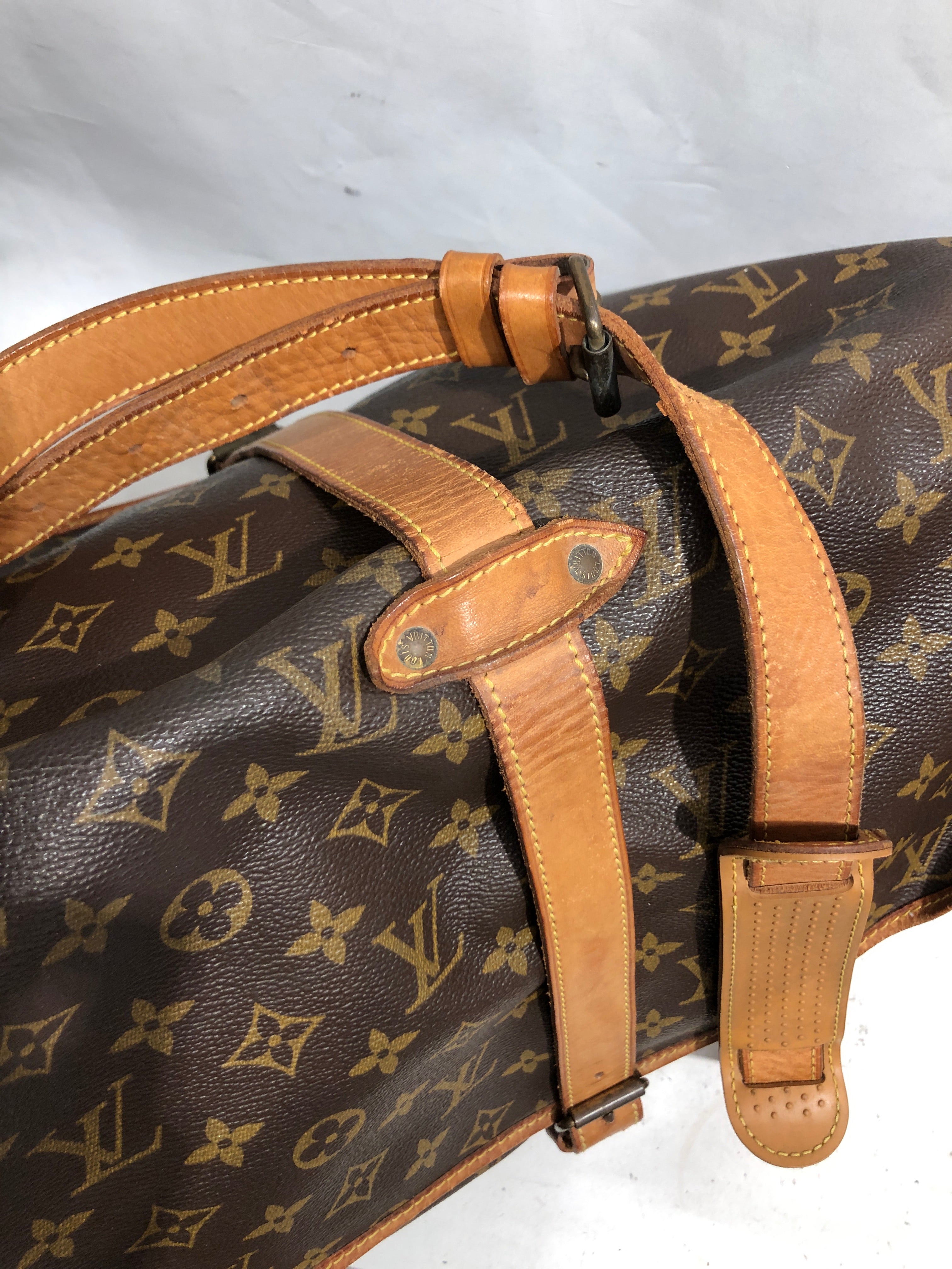 LOUIS VUITTON/Cross Body Bag/Monogram/Leather/BRW/MONOGRAM SAMUR 35 view 8