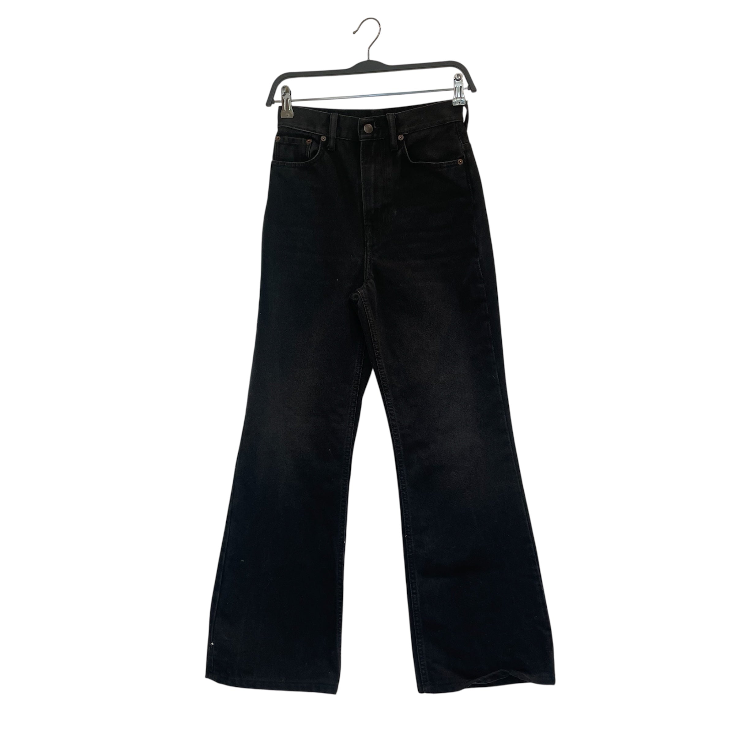 Acne Studios/Straight Pants/27/Denim/BLK/1990s Washed Out Black Denim view 1