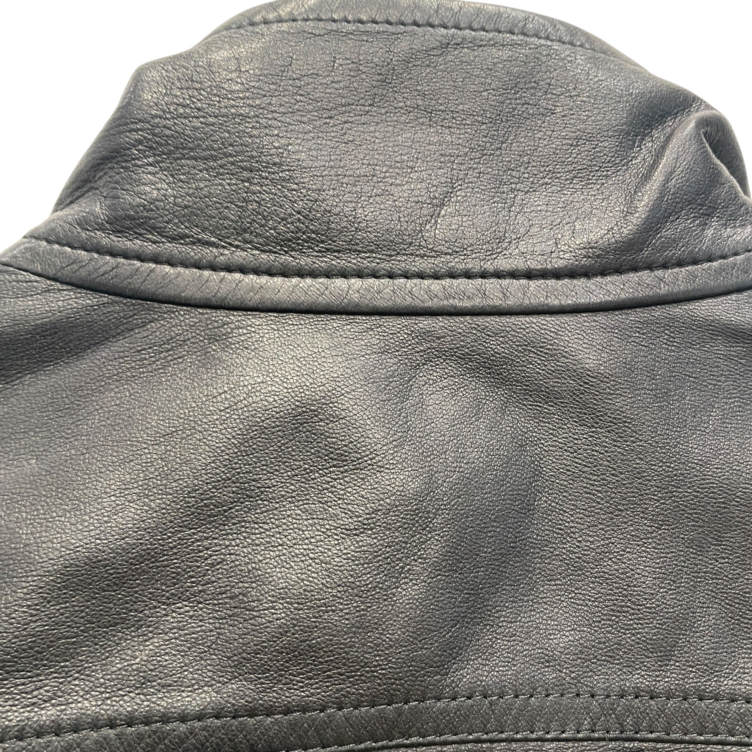 Rick Owens/Leather Jkt/48/Leather/BLK/MOLLINO JACKET view 3