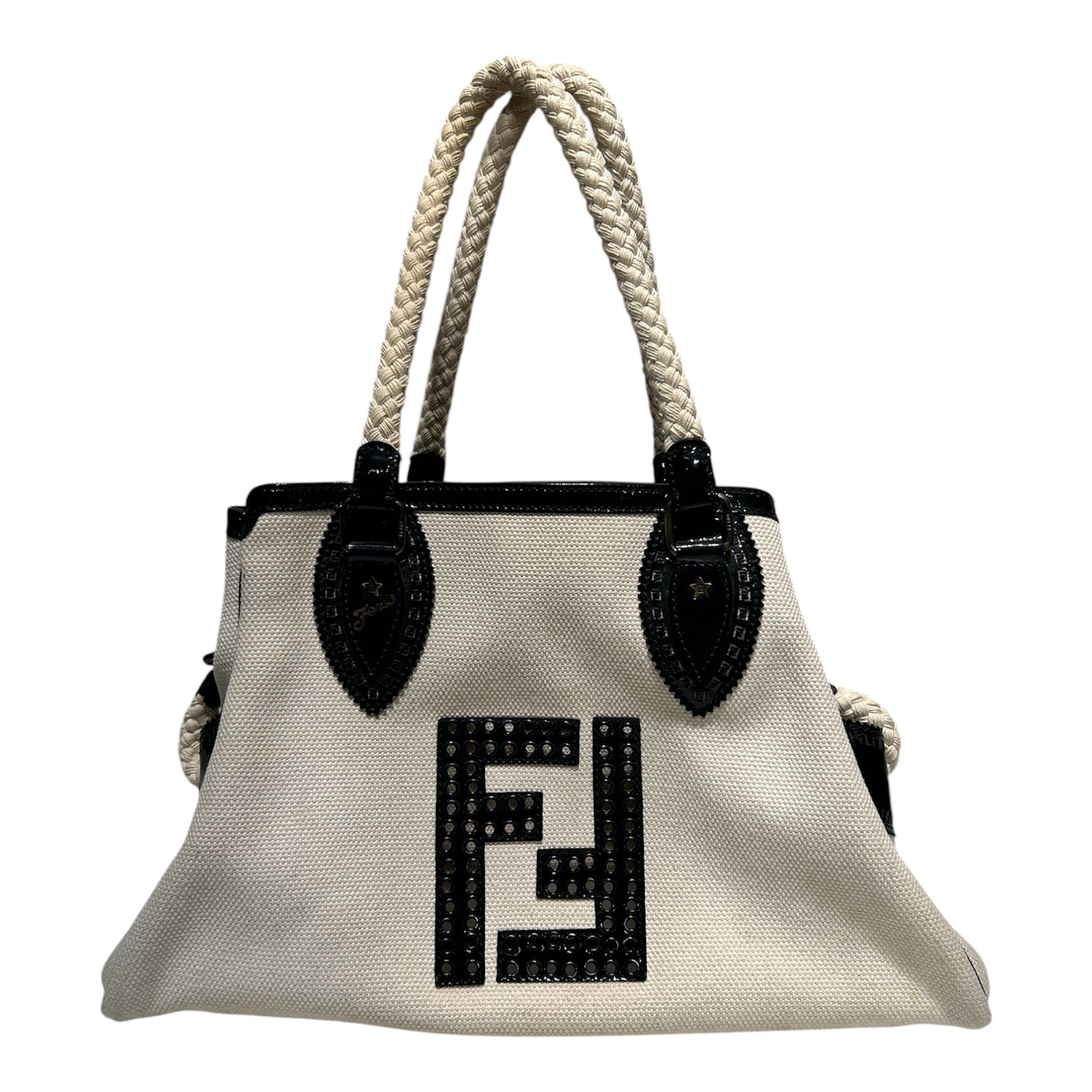 FENDI/Bag/Leather/WHT/KAN I BAG view 1