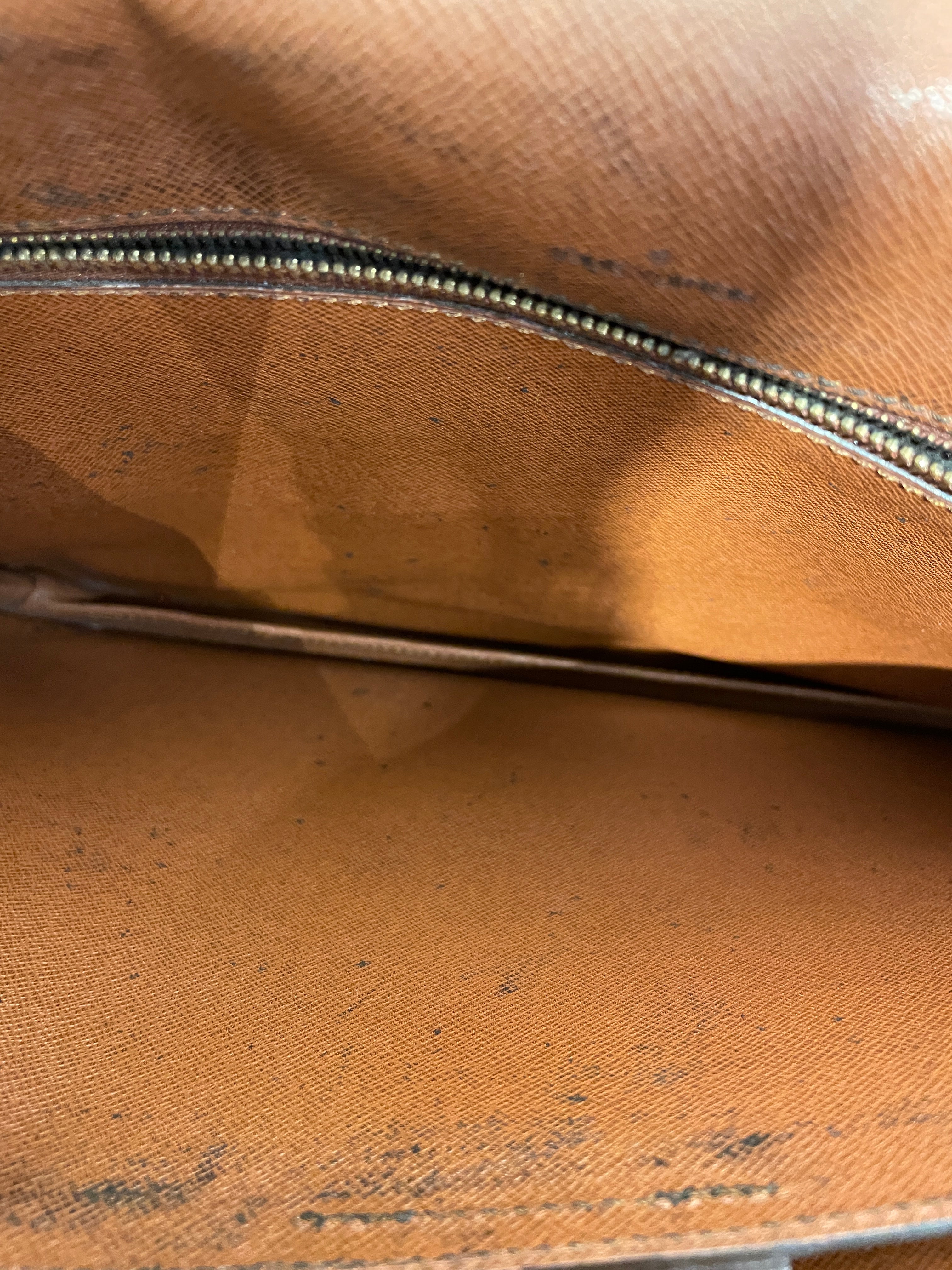 LOUIS VUITTON/Hand Bag/Leather/BRW/briefcase view 3