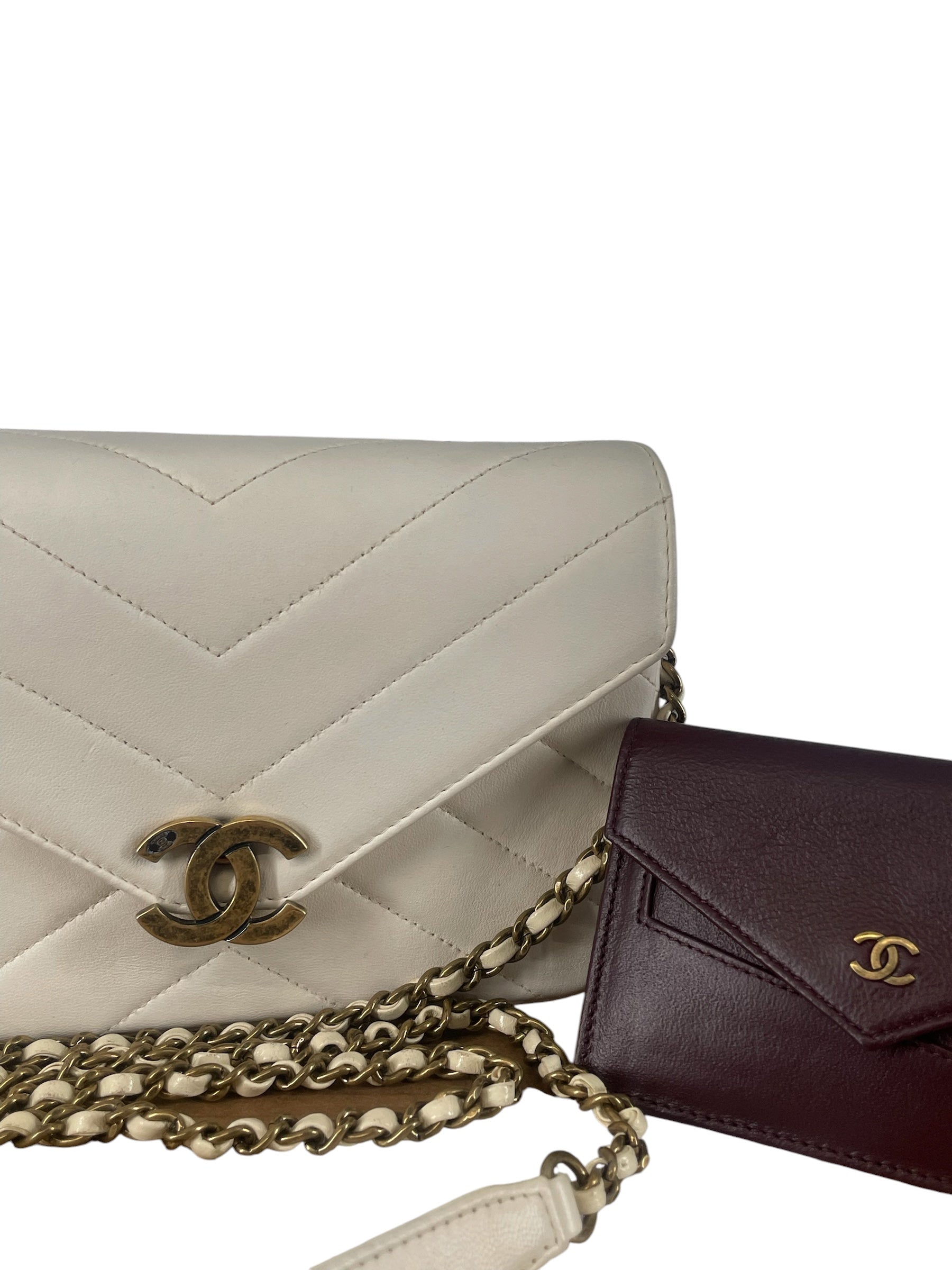 CHANEL/Bag/Leather/WHT/22056331 BRGDY INSIDE WALLET view 5