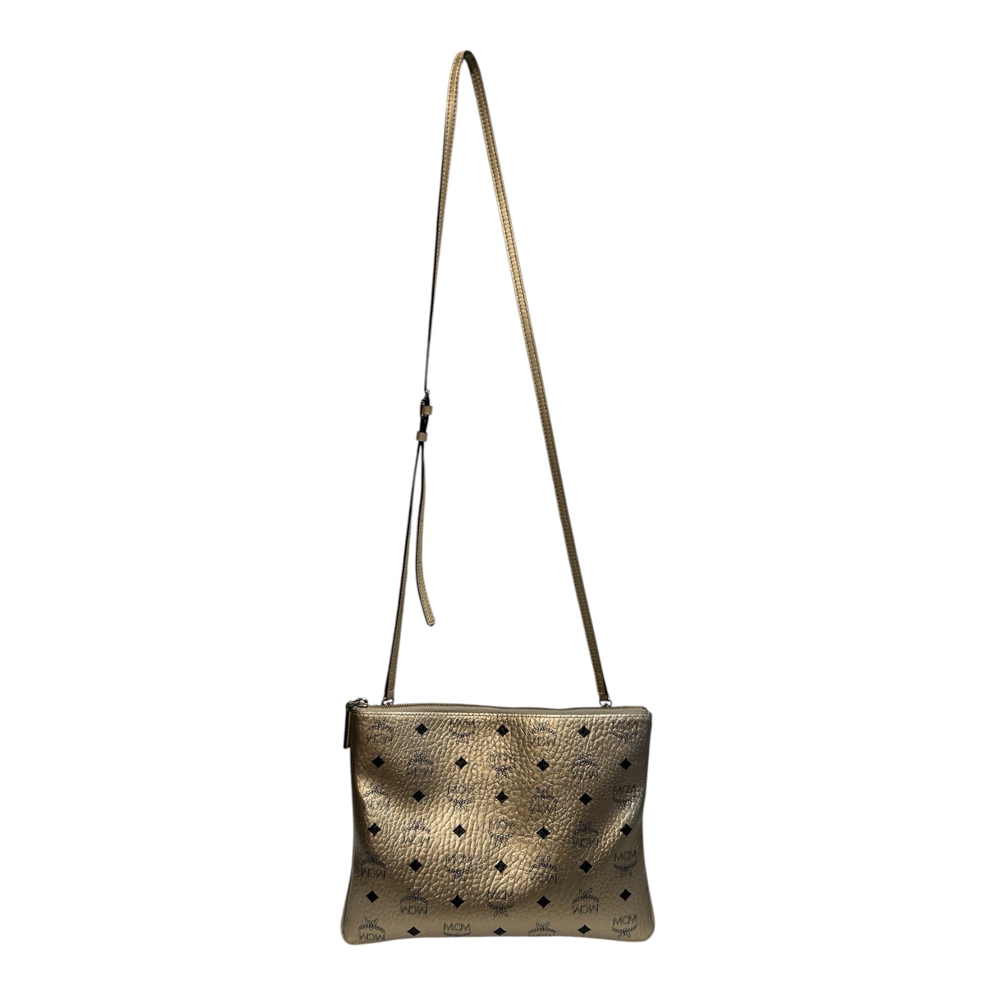 MCM/Cross Body Bag/Monogram/Leather/GLD/MCM MONOGRAM POUCH view 1