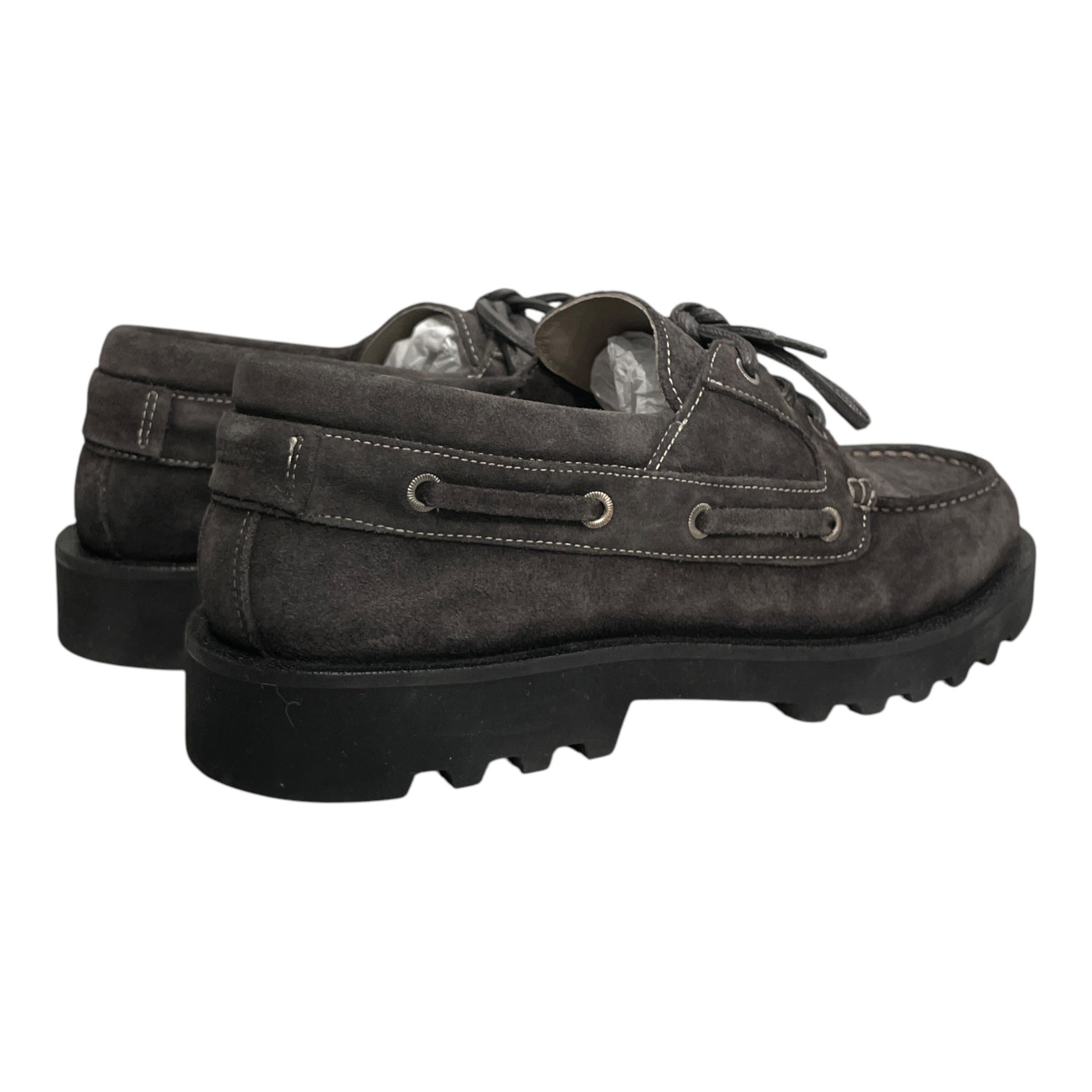 ALLSAINTS/Low-Sneakers/EU 43/Suede/GRY/LUG SOLE DECK SHOE view 3