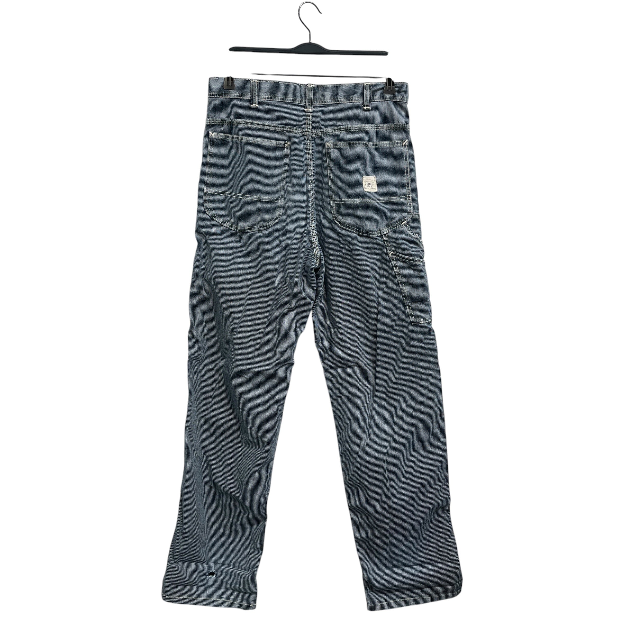 RRL/Pants/30/Cotton/IDG/Button Fly/Pinstripe Wash Tag Gone view 2