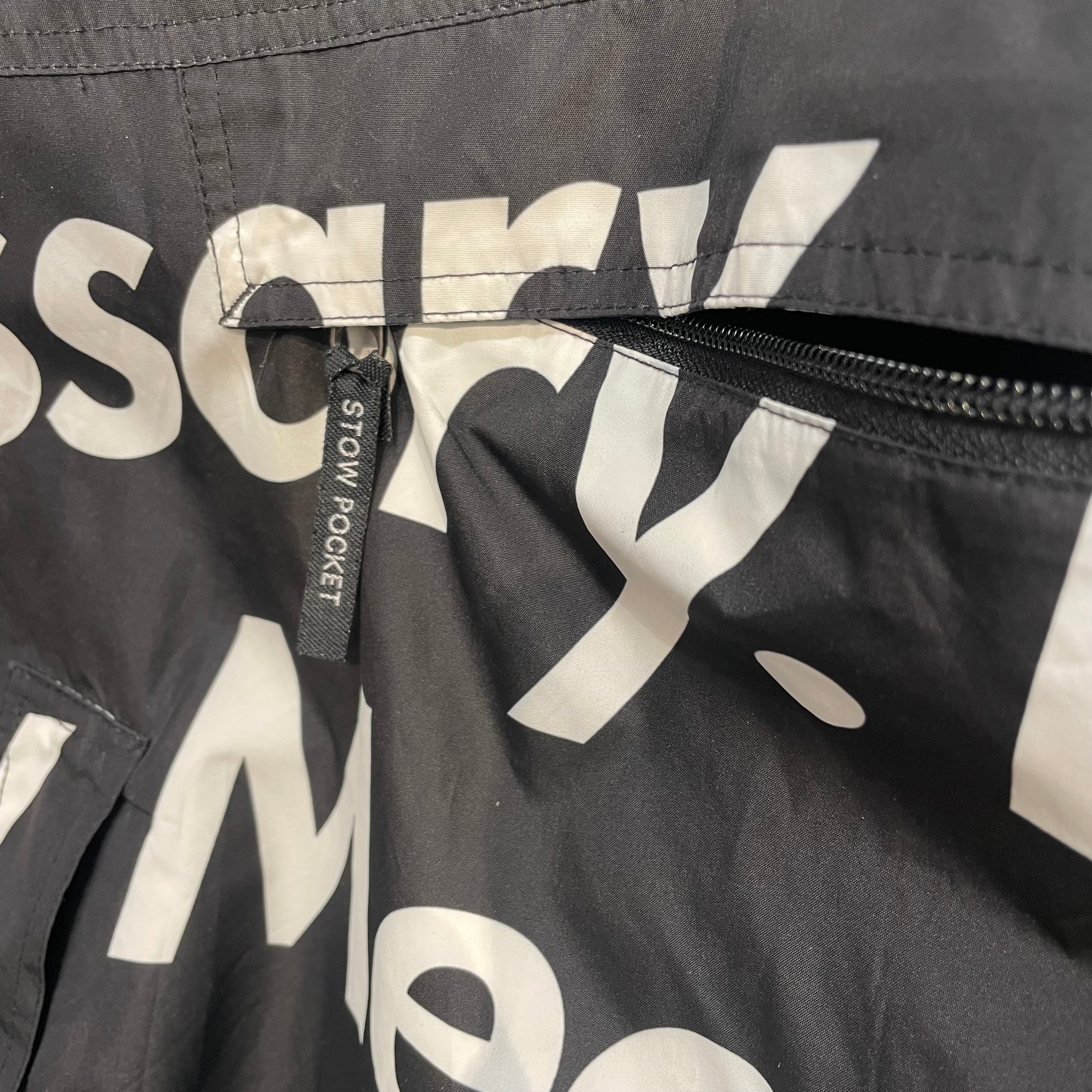 Supreme/THE NORTH FACE/Windbreaker/L/Nylon/BLK/All Over Print/'BY ANY MEANS' view 4