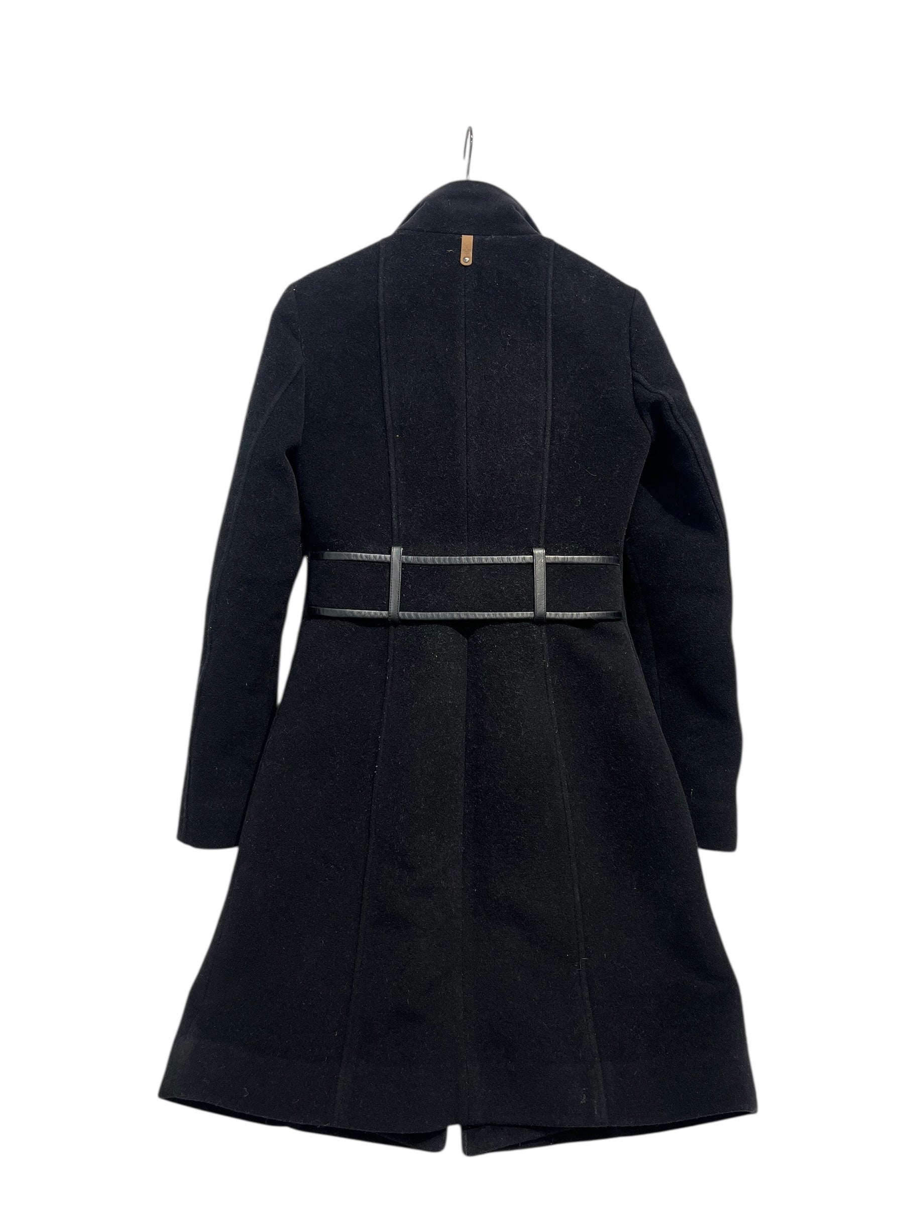 MACKAGE/Peacoat/XS/Wool/BLK/`LEATHER POCKET SLITS view 2