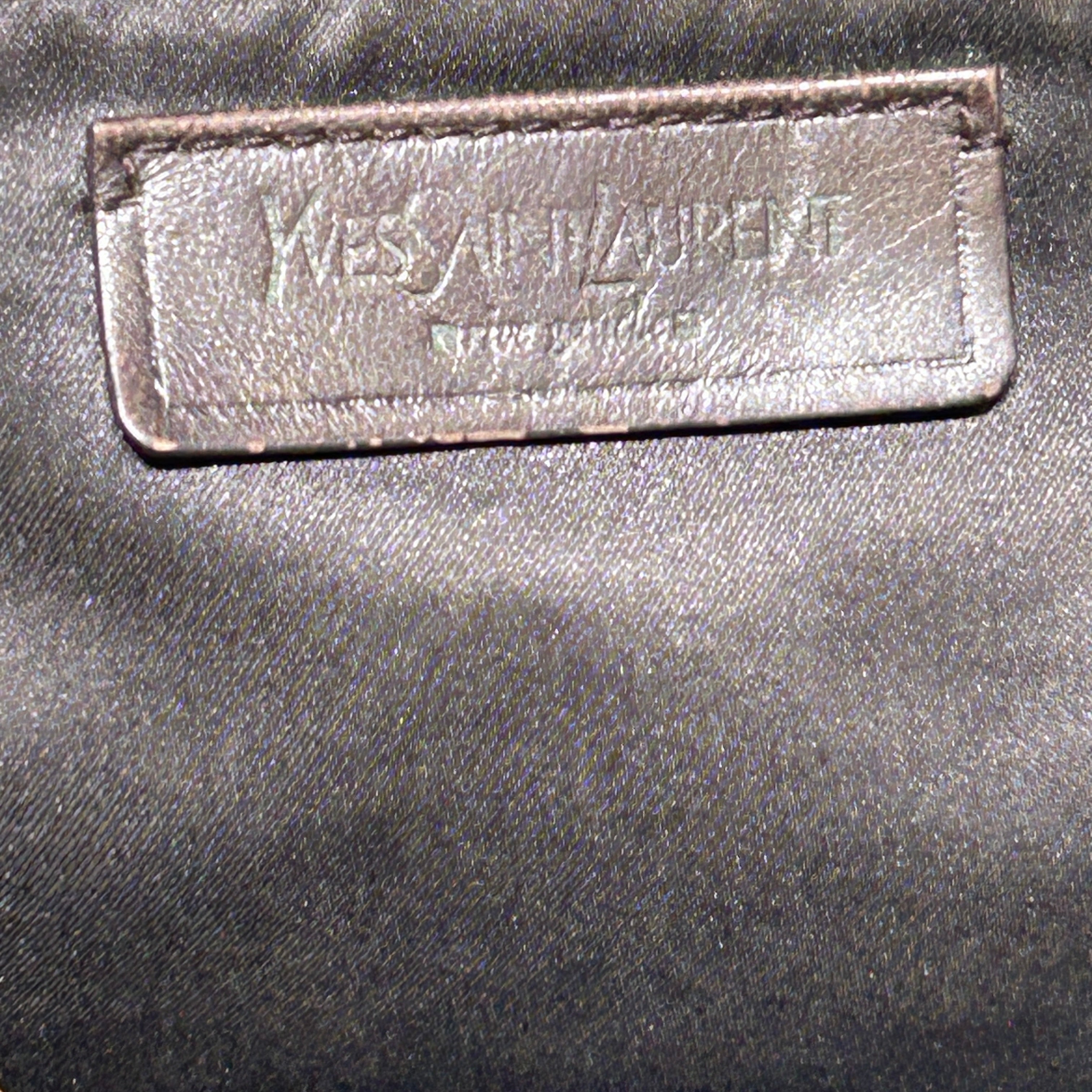 YVES SAINT LAURENT/Cross Body Bag/BRW/GOLD HRDWRE TWIST BUCKLE view 5
