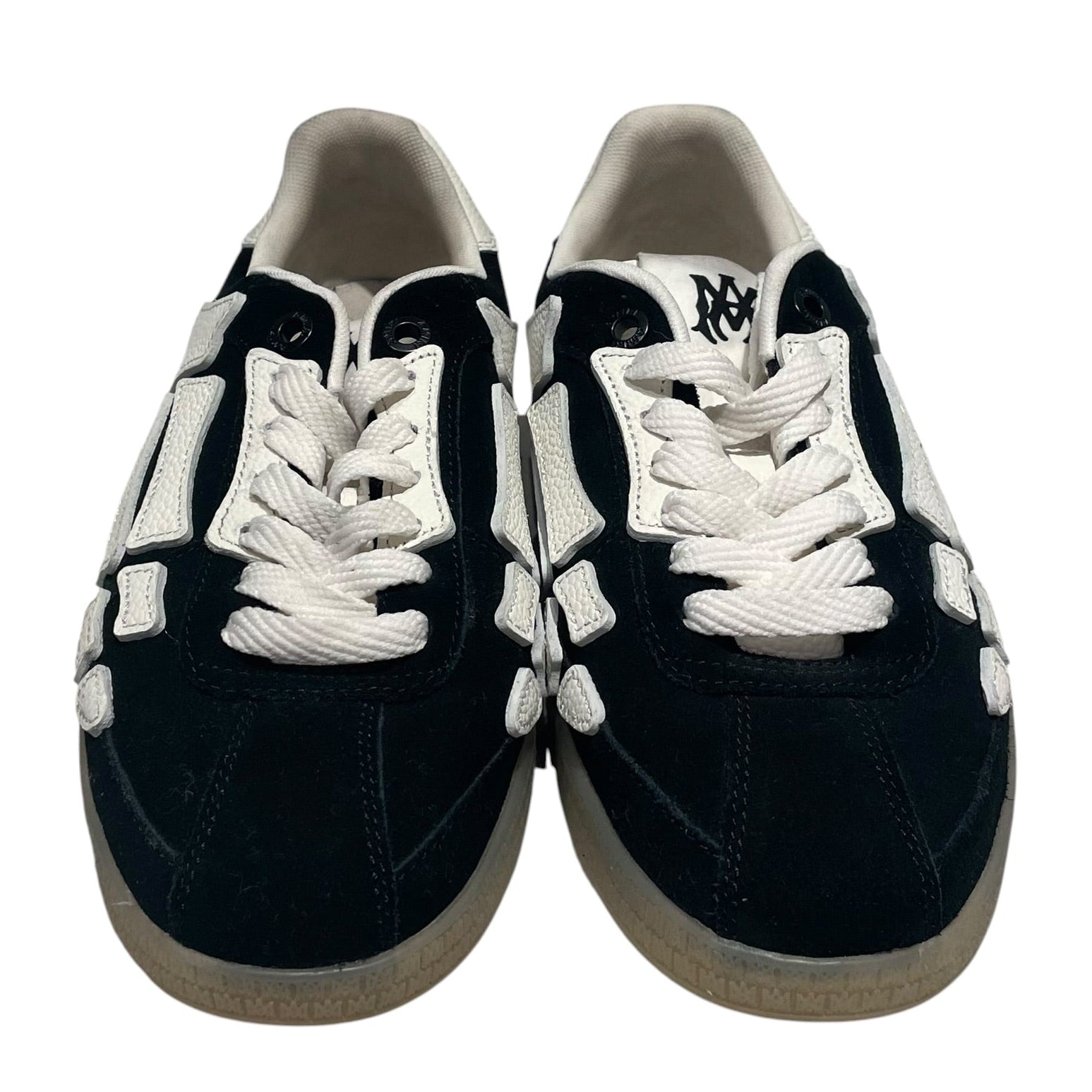 AMIRI/Low-Sneakers/US 9/Cotton/BLK/Pacific Bones Sneaker view 3