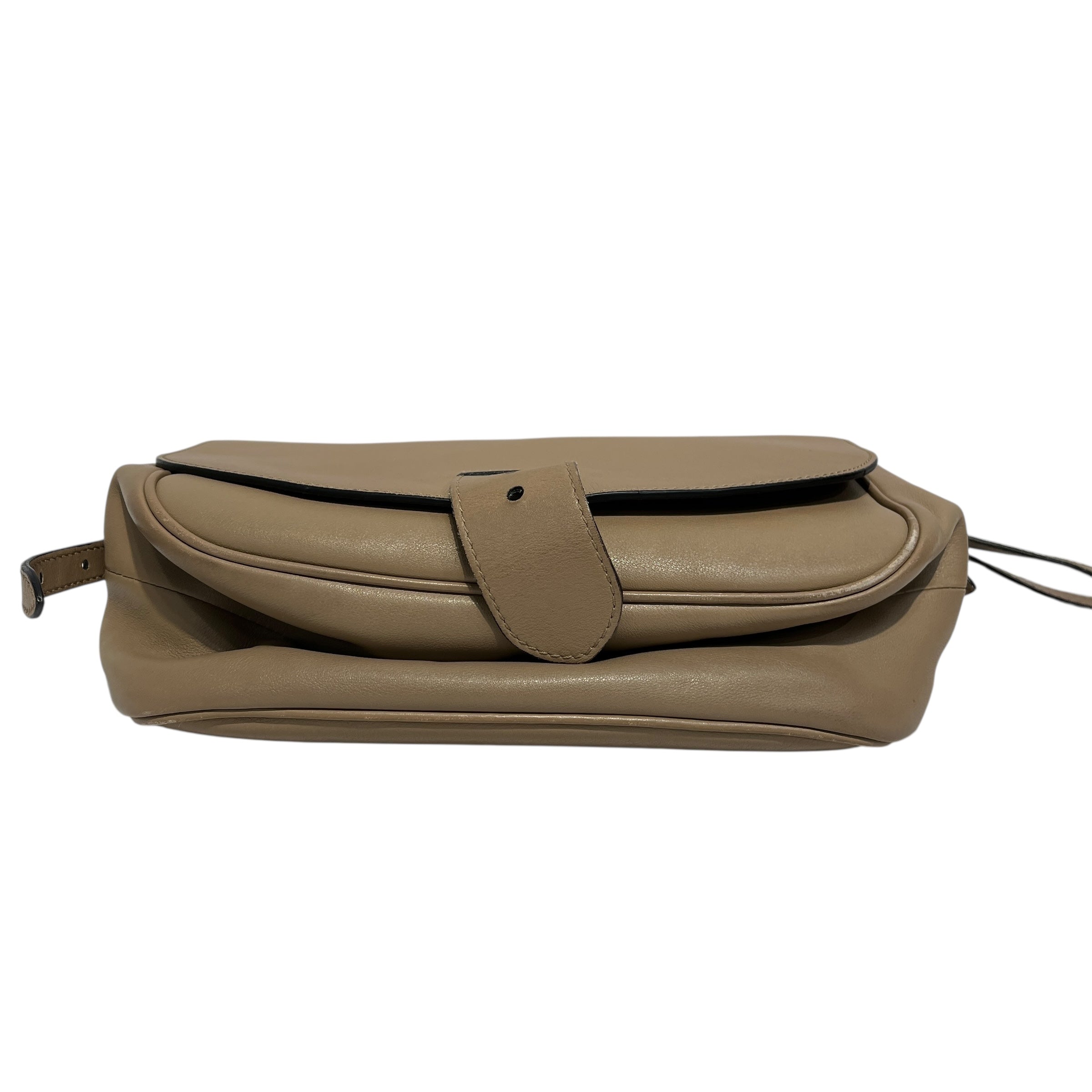 BURBERRY/Cross Body Bag/OS/Leather/KHK/2way view 5