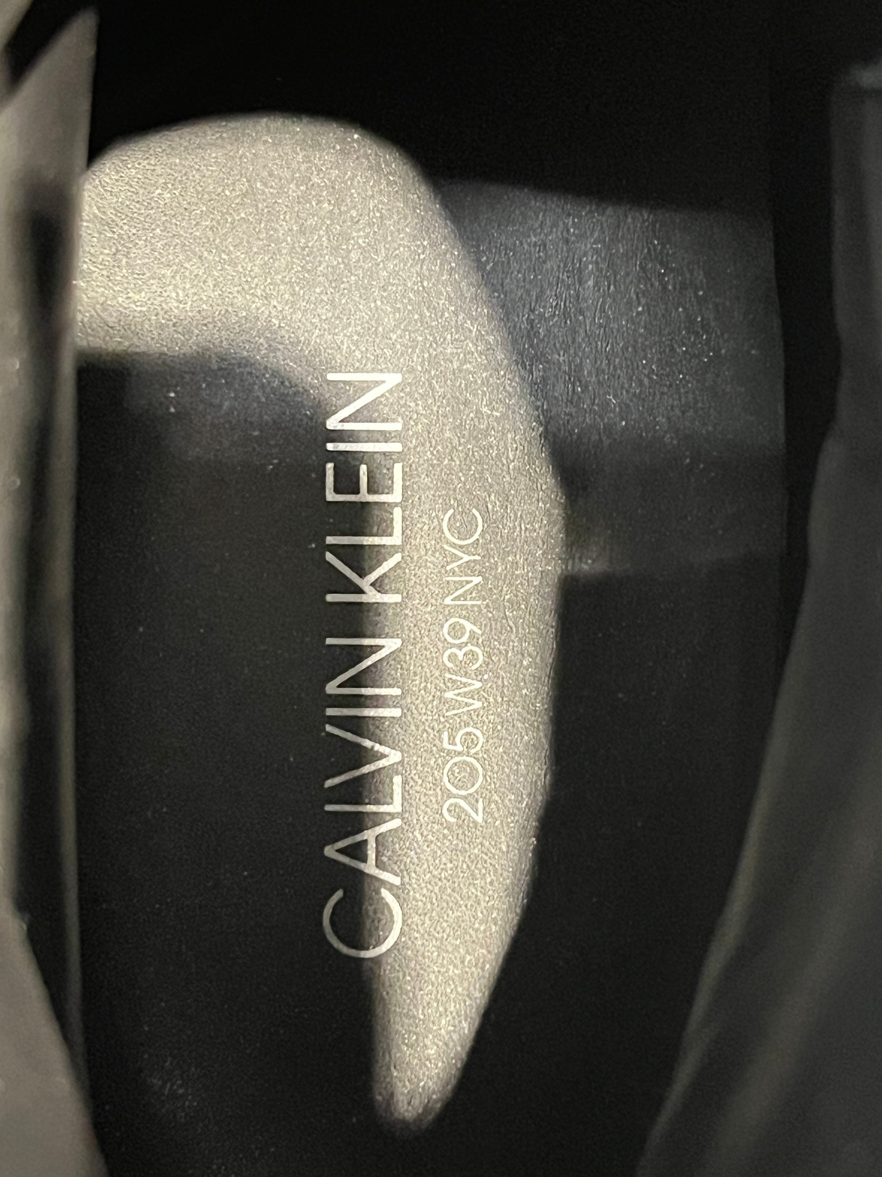 Calvin Klein 205W39NYC/Boots/US 8/Leather/BLK/PATENT LEATHER ANKLE BOOTS view 4