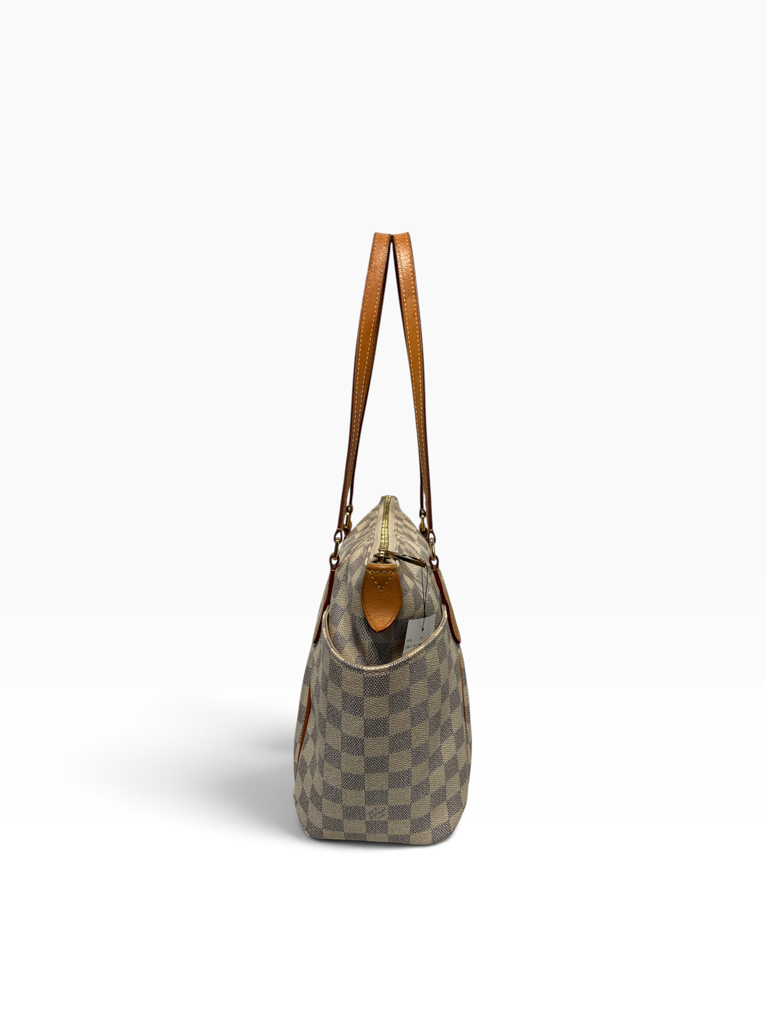 LOUIS VUITTON/Hand Bag/Leather/WHT/Damier Azur Totally tote view 4