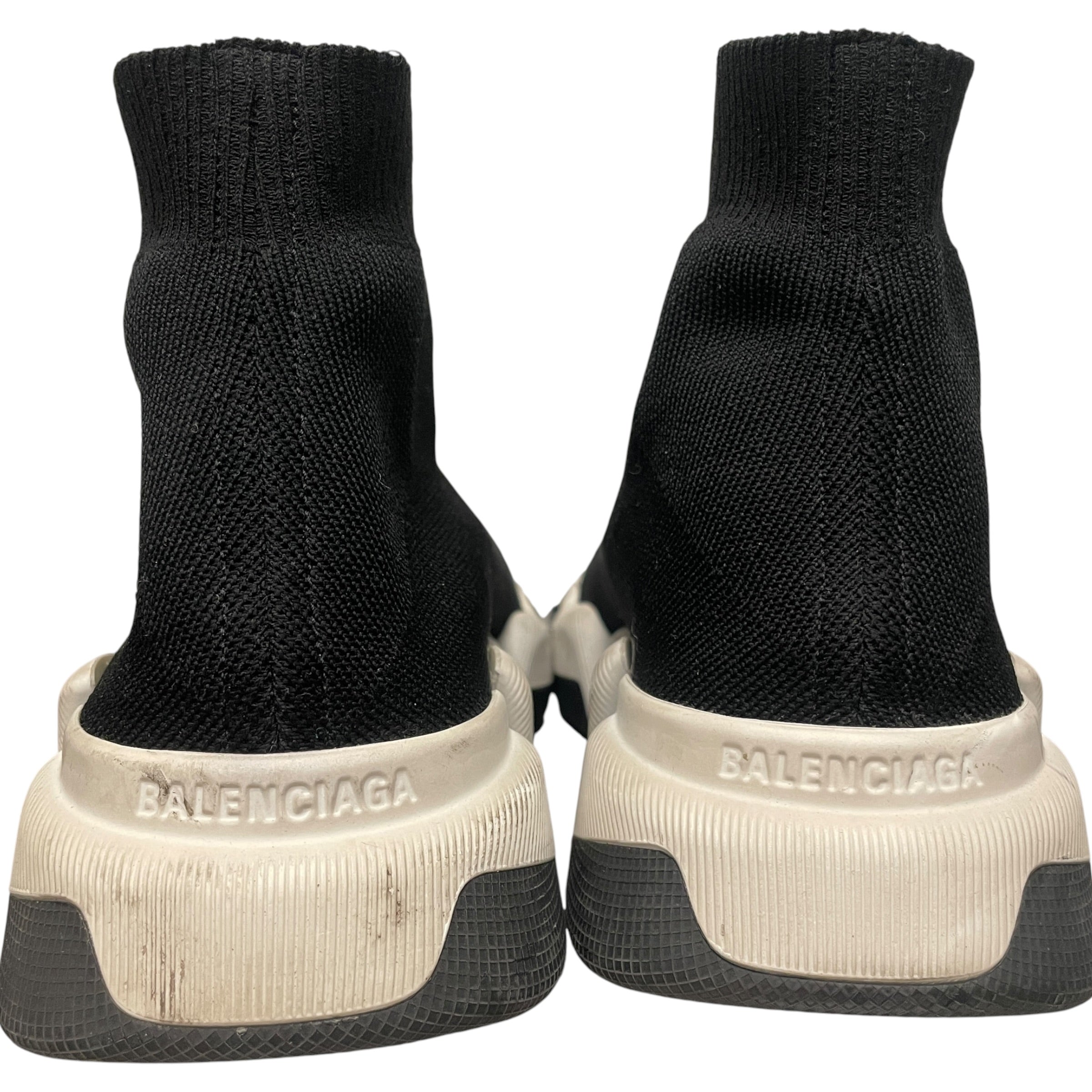 BALENCIAGA/Hi-Sneakers/US 7/Polyester/BLK/SPEED TRAINER view 4
