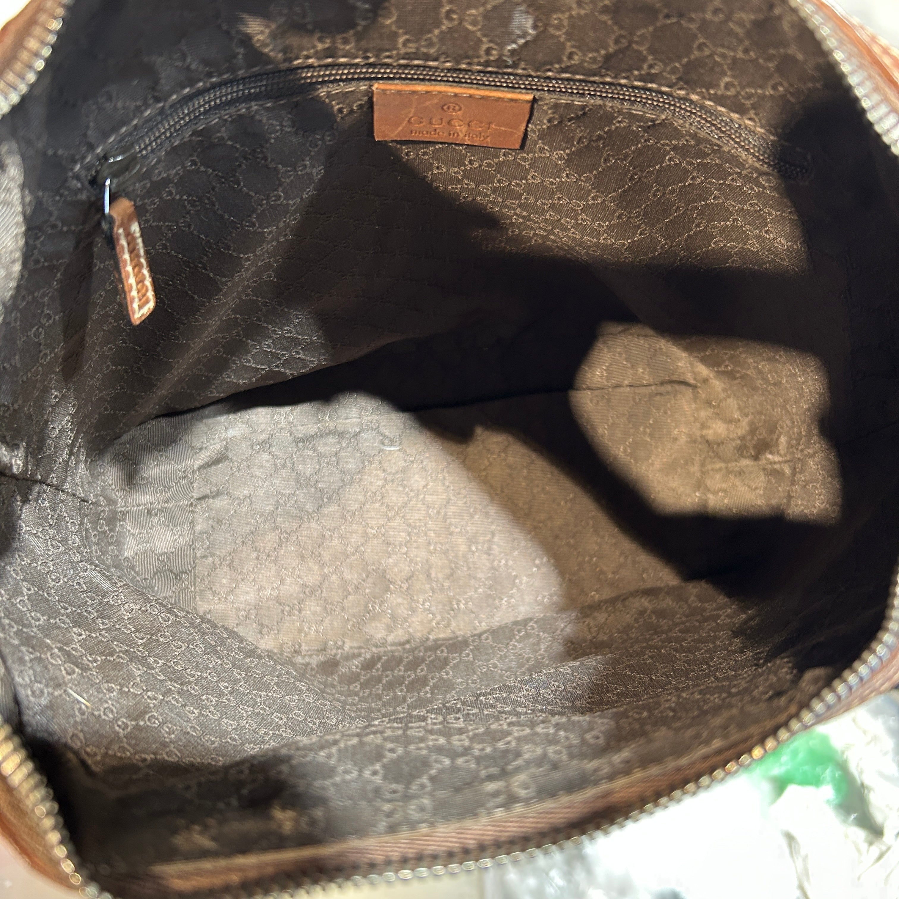 GUCCI/Bag/Leather/BRW/VINTAGE HOBO view 4