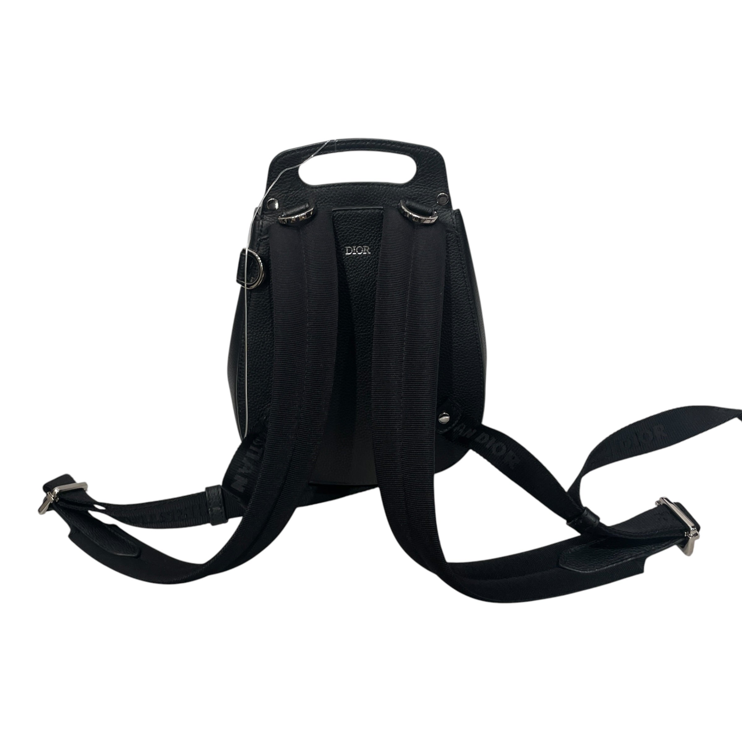 Christian Dior/Backpack/Leather/BLK/24-BO-0179 view 2