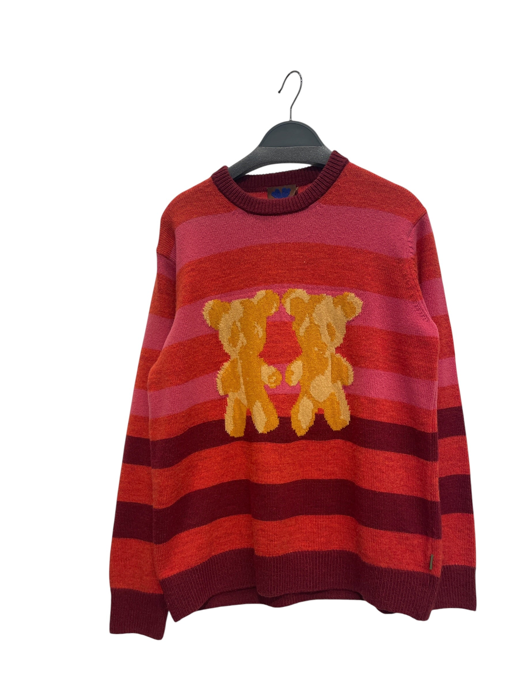 Heaven By Marc Jacobs/Heavy Sweater/XS/Stripe/Polyester/RED/HEAVEN GUMMY BEARS view 1