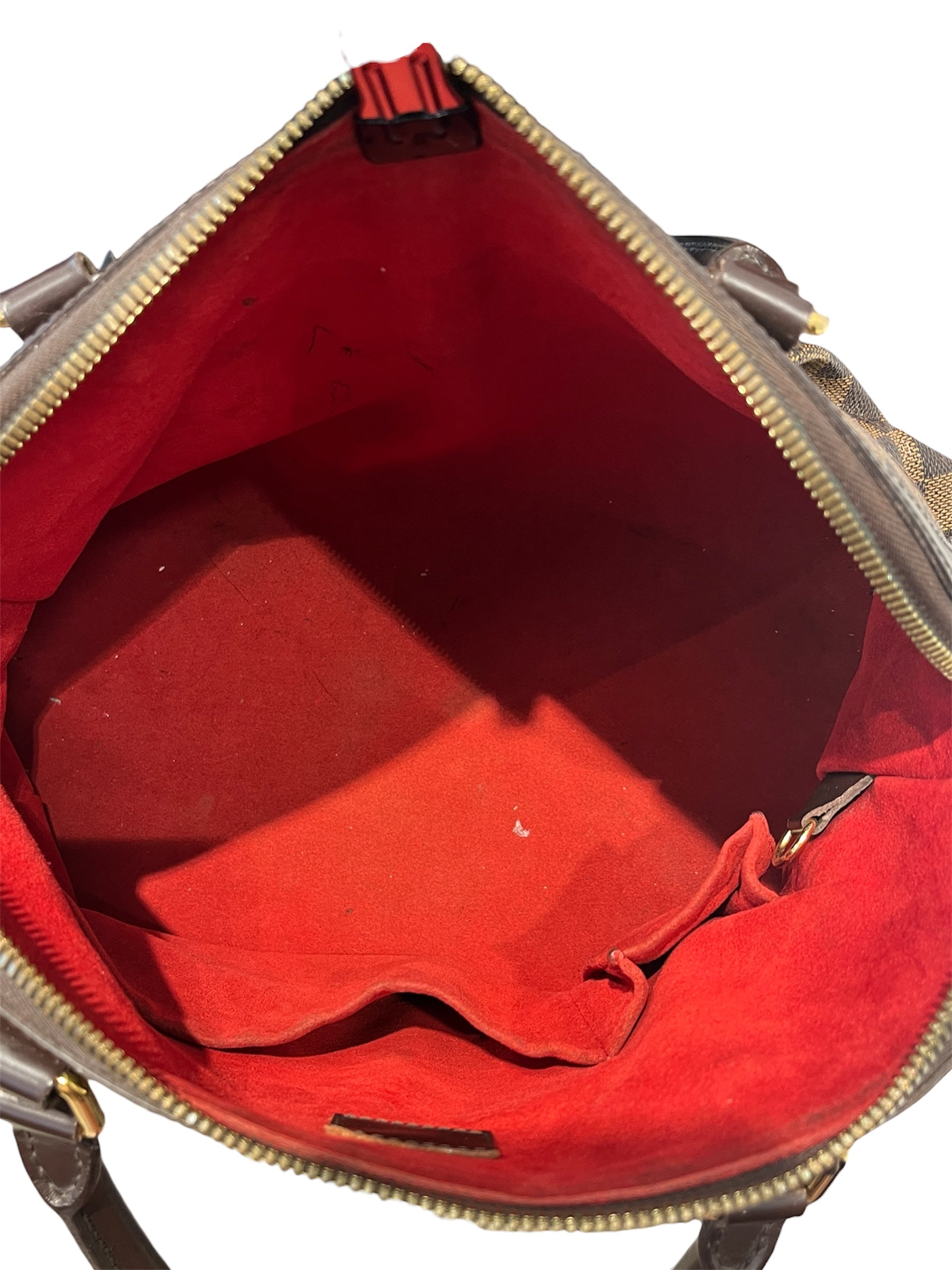LOUIS VUITTON/Hand Bag/Leather/BRW/BROWN DAMIESR EBENE view 3