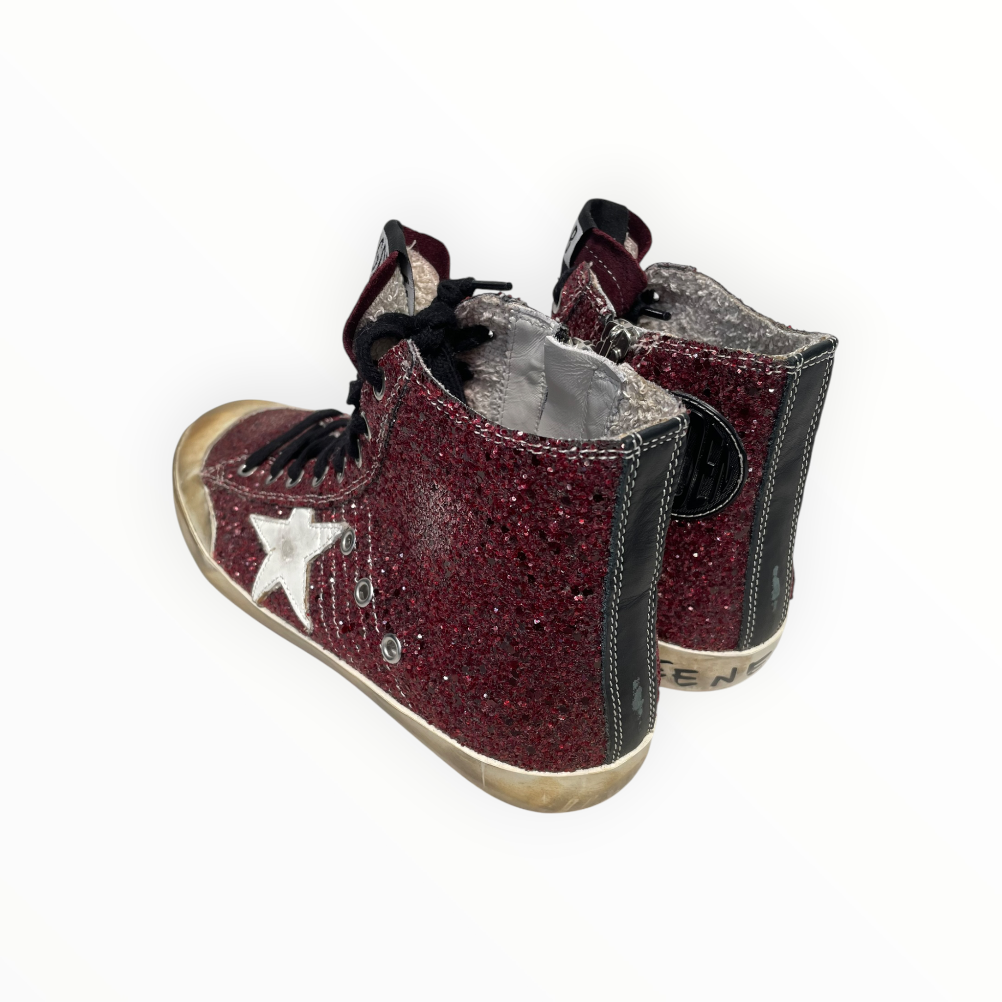 GOLDEN GOOSE/Hi-Sneakers/EU 39/Leather/BRD/ALL OVER GLITTER MID TOP view 2