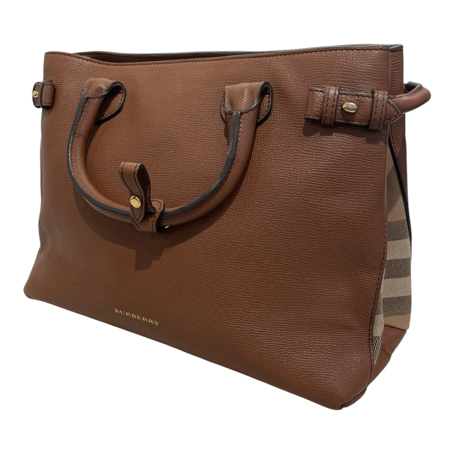 BURBERRY/Hand Bag/Leather/BRW/ view 7