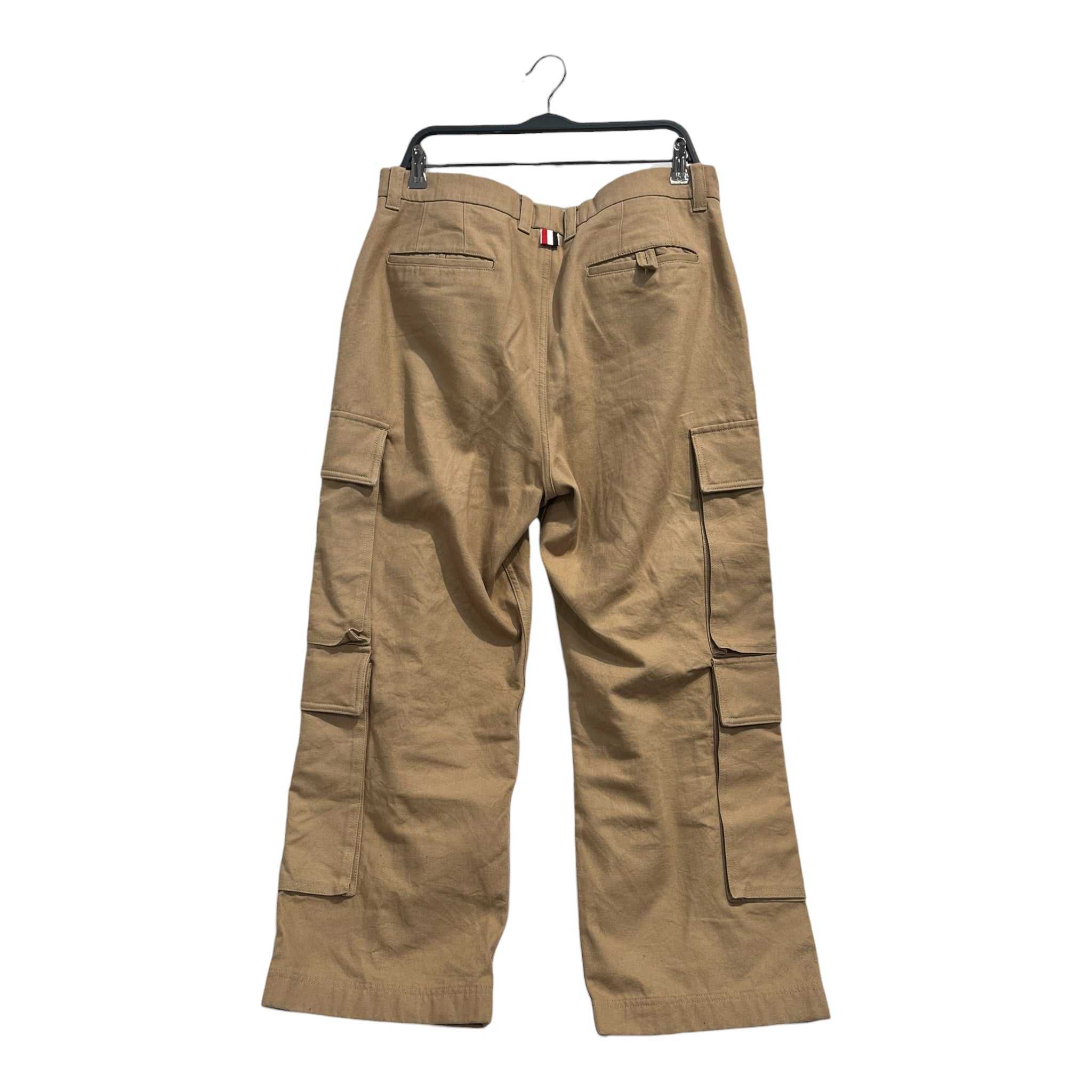 THOM BROWNE. NEW YORK/Cargo Pants/3/Cotton/KHK/cargo pockets view 2