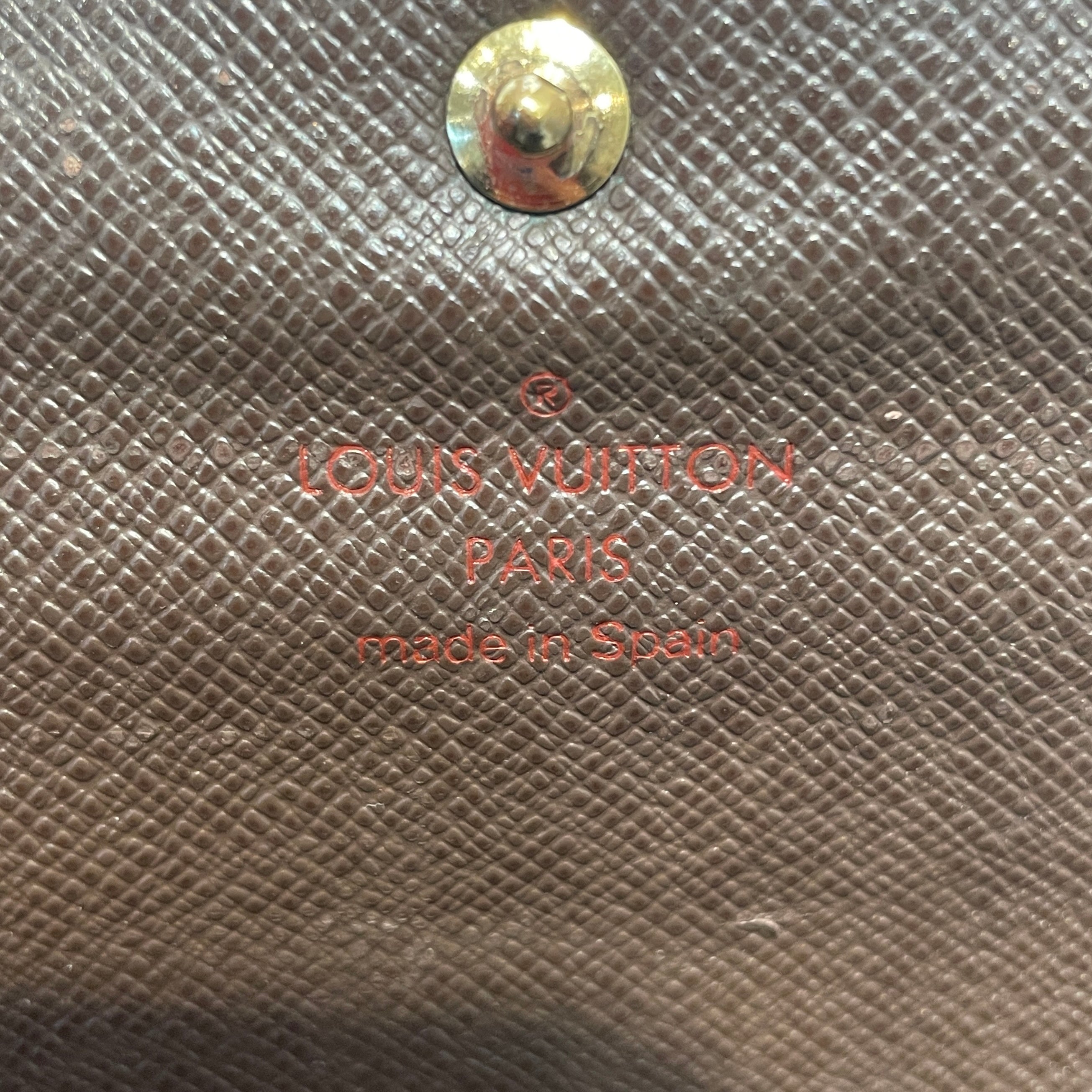 LOUIS VUITTON/Long Wallet/Monogram/Leather/BRW/L's/Damier Sarah view 5