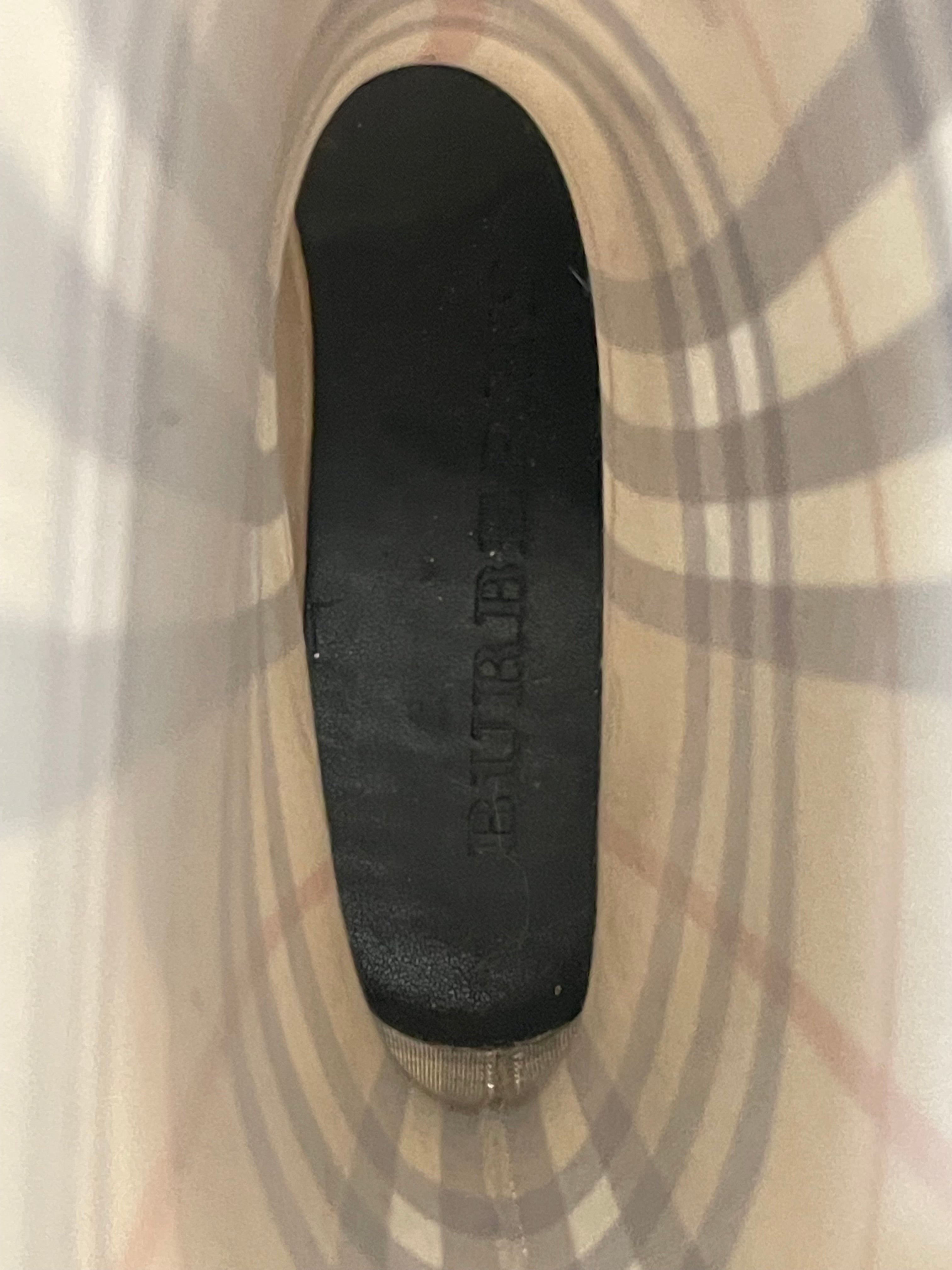BURBERRY/Rain Boots/EU 38/Glen Check/BEG/ view 3