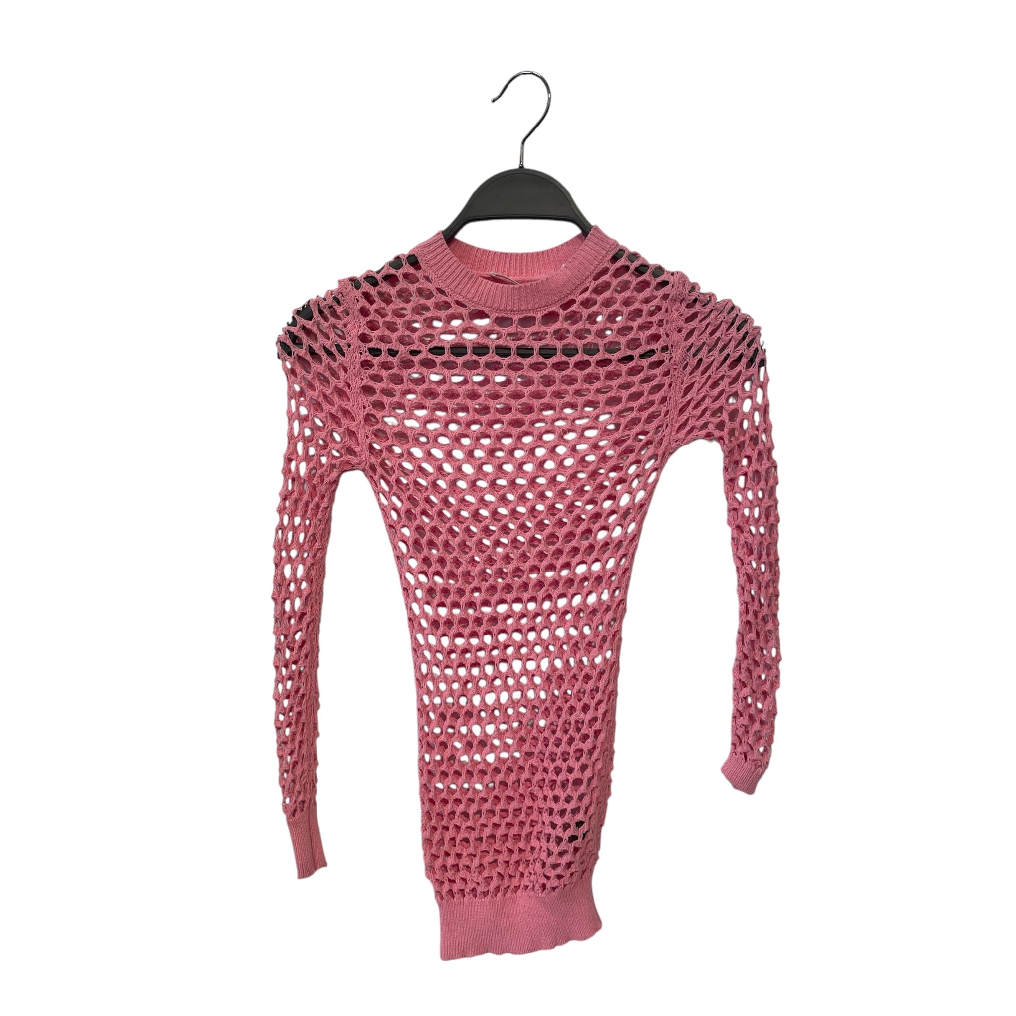 Walter Van Beirendonck/Sweater/S/Cotton/PNK/SS2020 FISHNET KNIT view 1