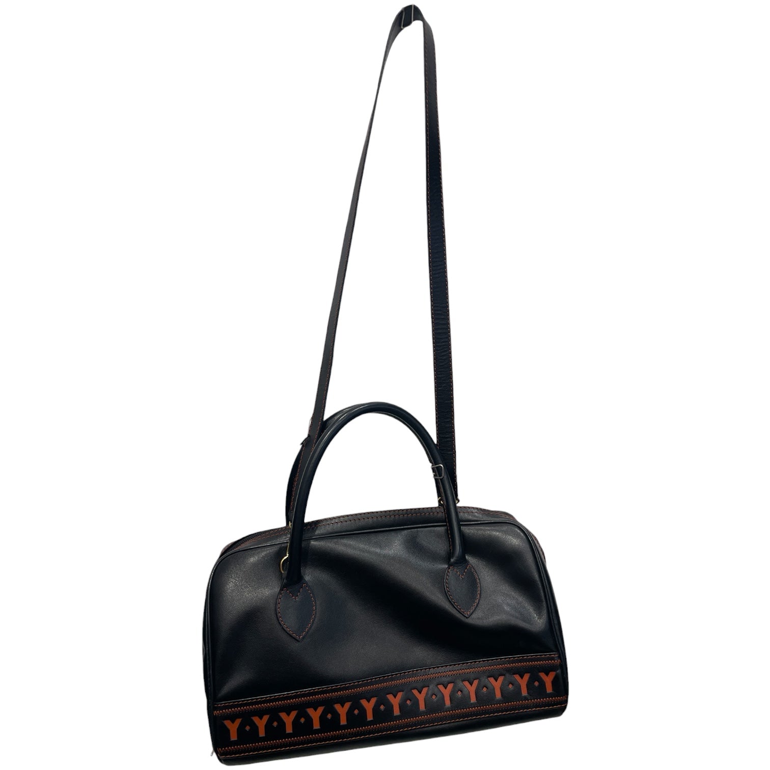 YVES SAINT LAURENT/Cross Body Bag/Leather/BLK/Y'S ACROSS BOWLING BAG view 5