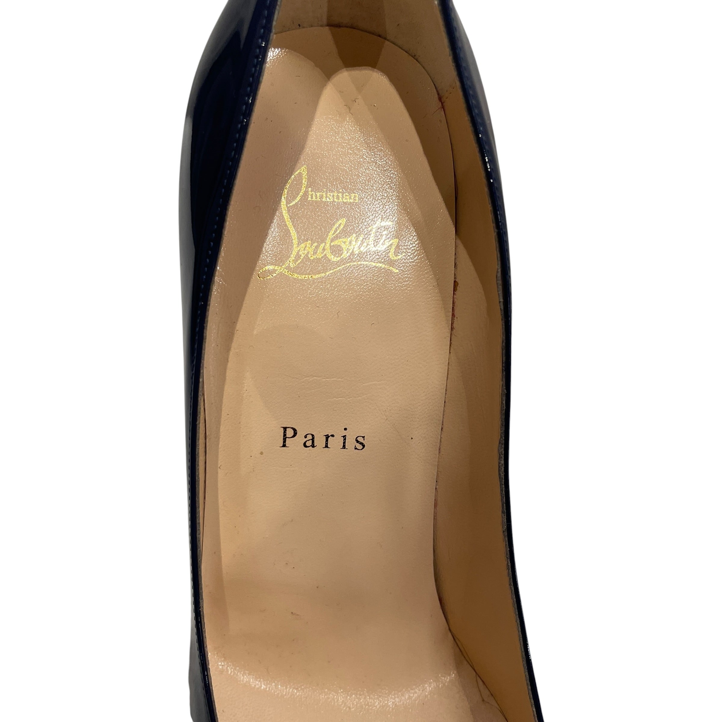 Christian Louboutin/Heels/EU 41/Leather/NVY/PIGALLE FOLLIES 100 view 6